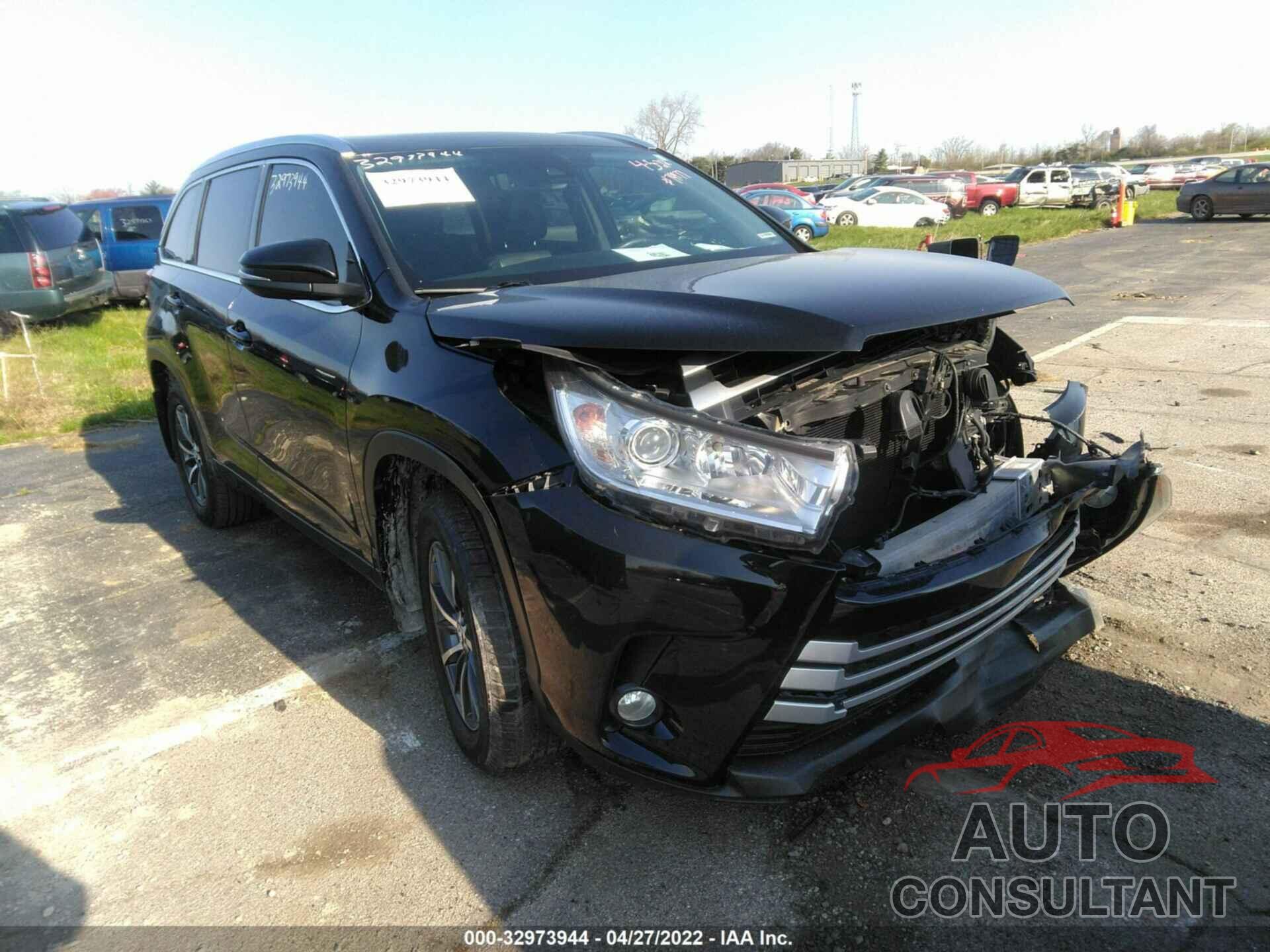 TOYOTA HIGHLANDER 2017 - 5TDJZRFHXHS509727
