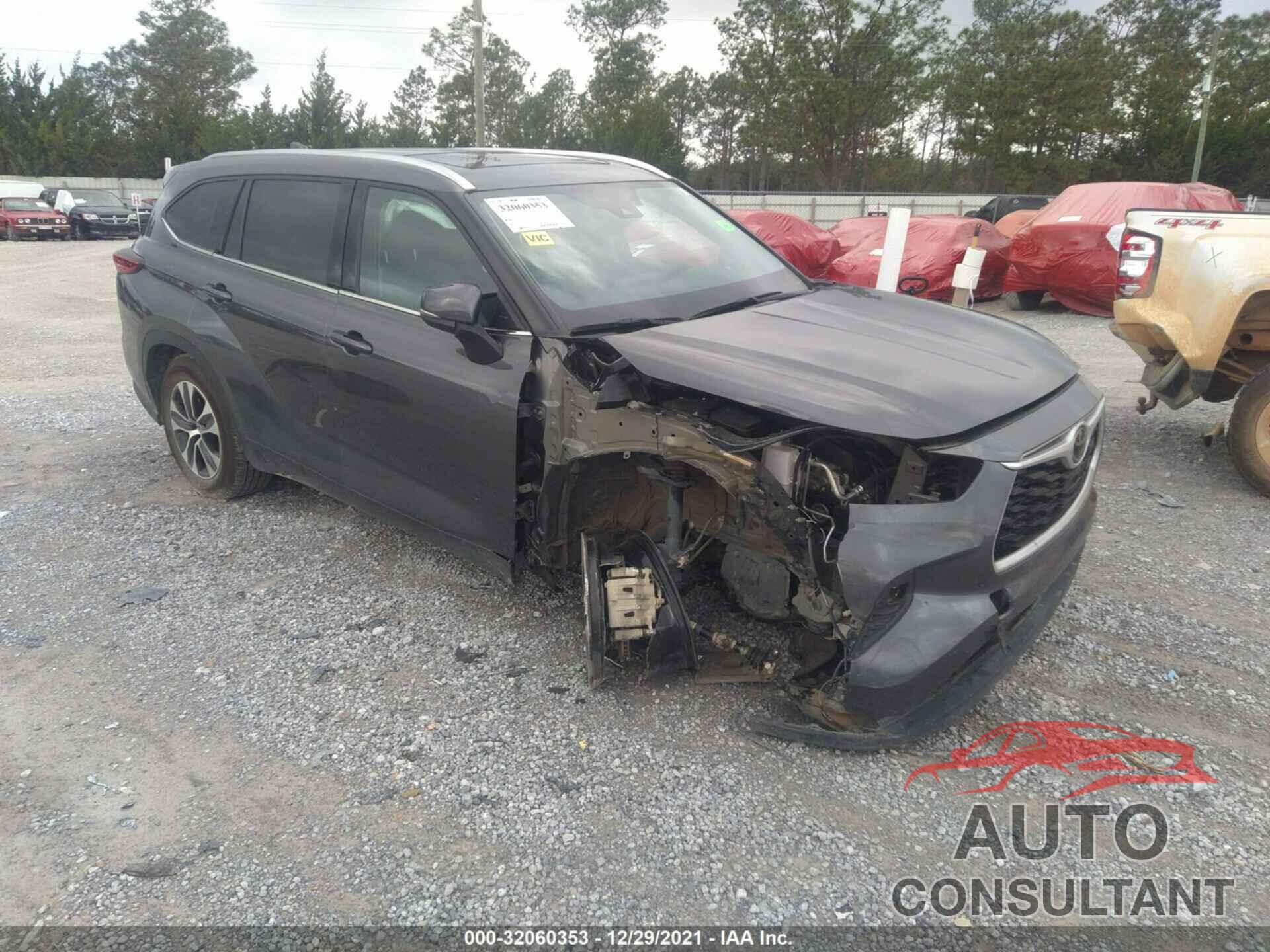 TOYOTA HIGHLANDER 2021 - 5TDGZRAH4MS533145