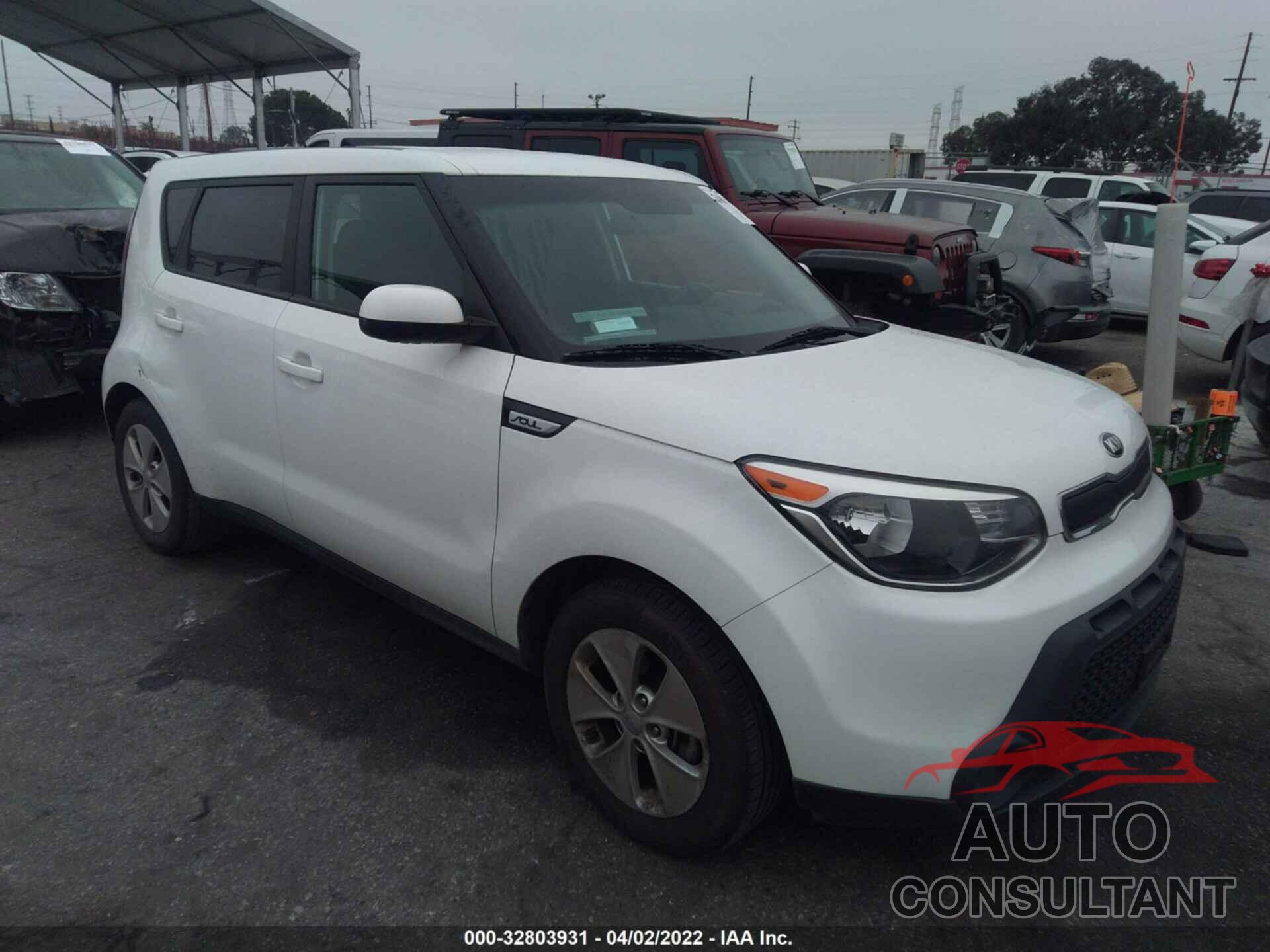 KIA SOUL 2016 - KNDJN2A27G7319348