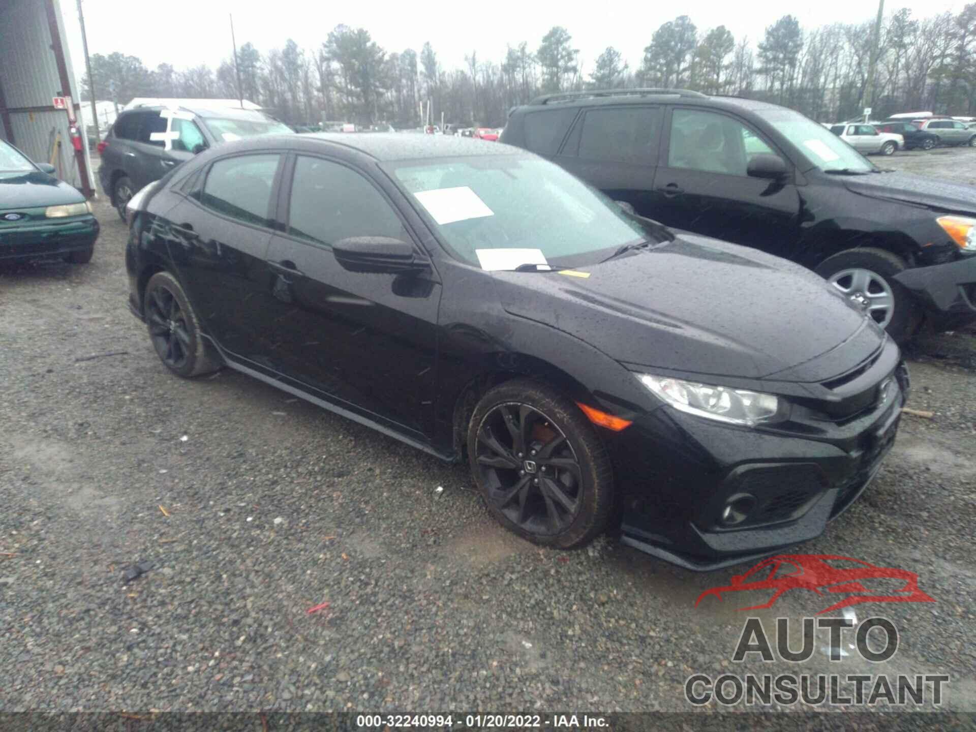 HONDA CIVIC HATCHBACK 2017 - SHHFK7H41HU203494