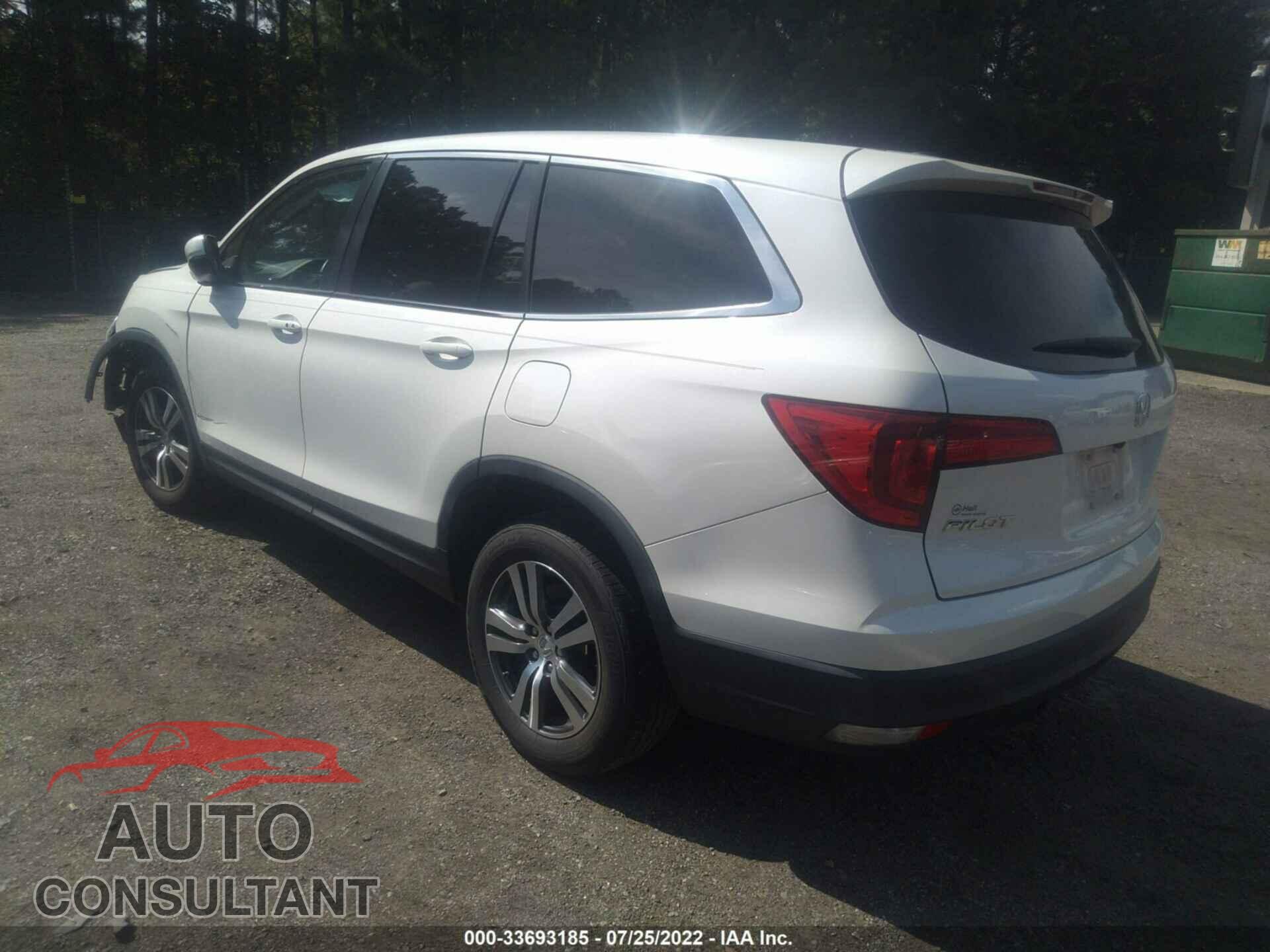 HONDA PILOT 2017 - 5FNYF6H78HB053645