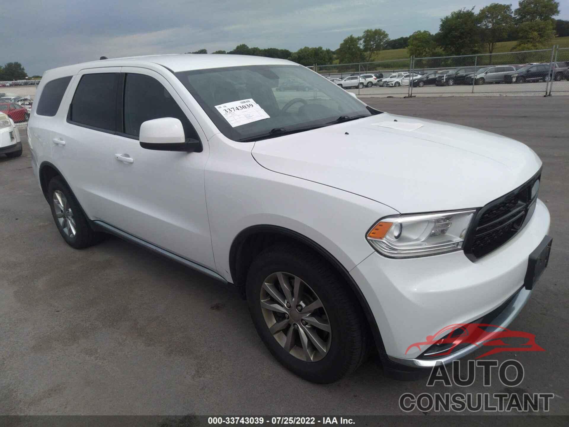 DODGE DURANGO 2016 - 1C4RDJFG7GC442398