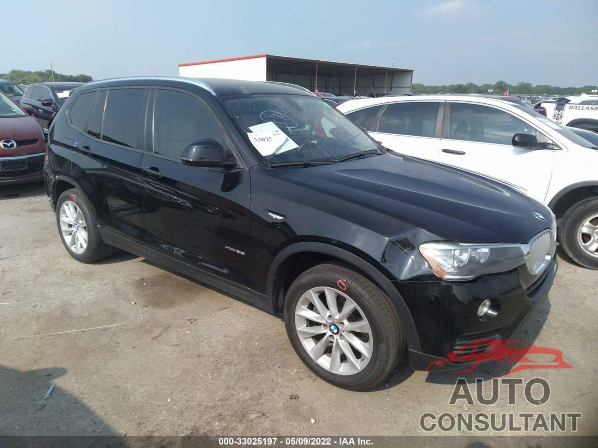 BMW X3 2016 - 5UXWX9C54G0D77539