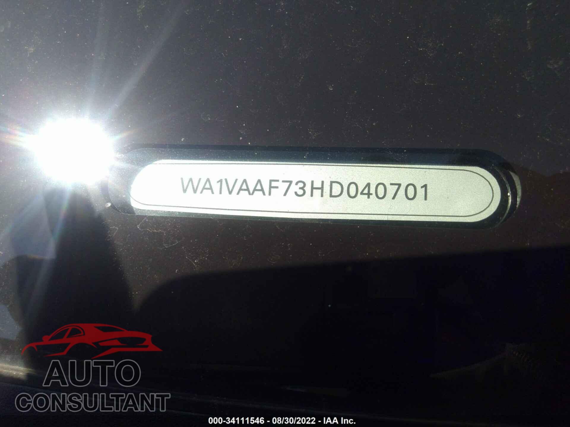 AUDI Q7 2017 - WA1VAAF73HD040701