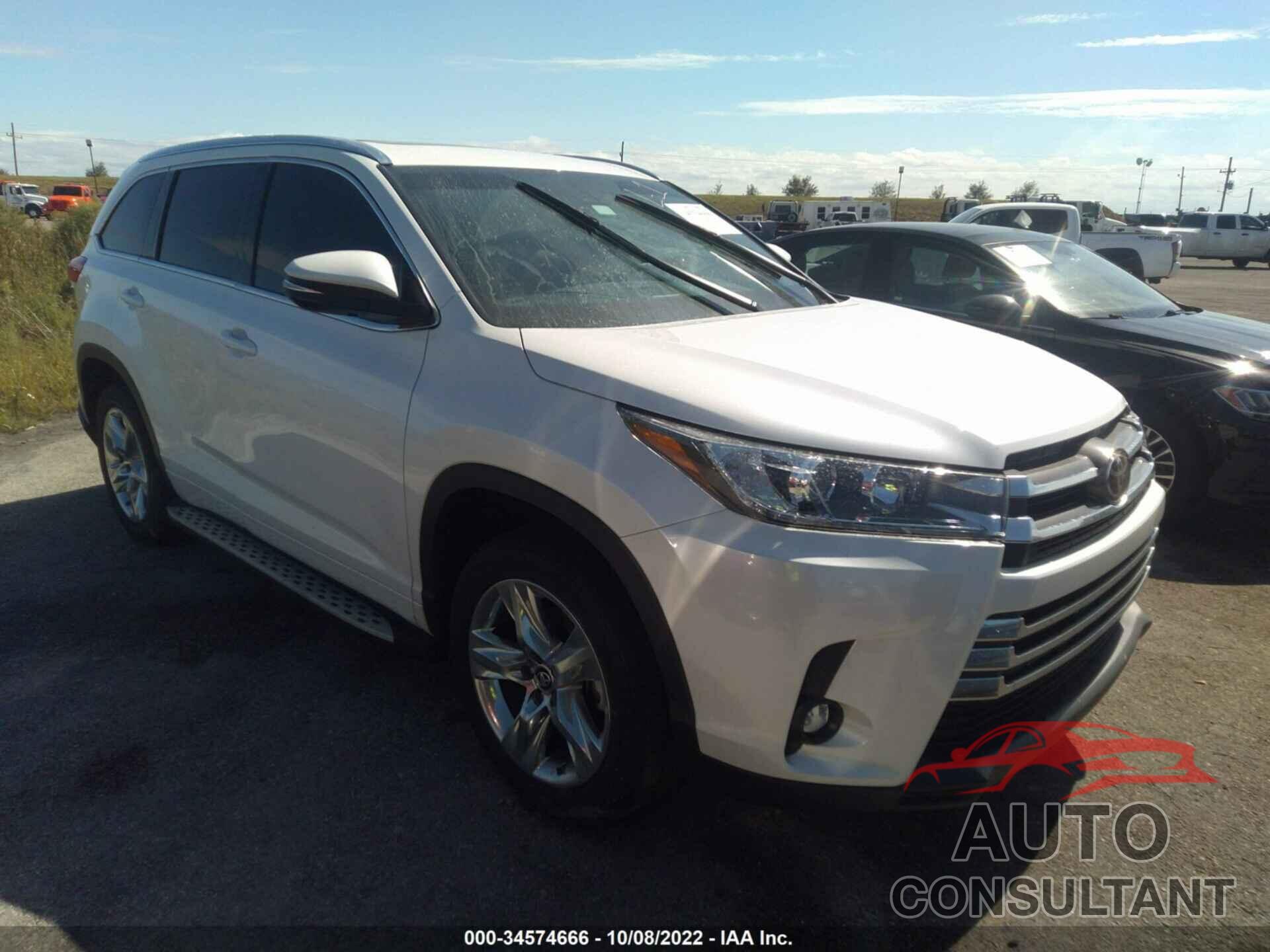 TOYOTA HIGHLANDER 2019 - 5TDYZRFH2KS326084