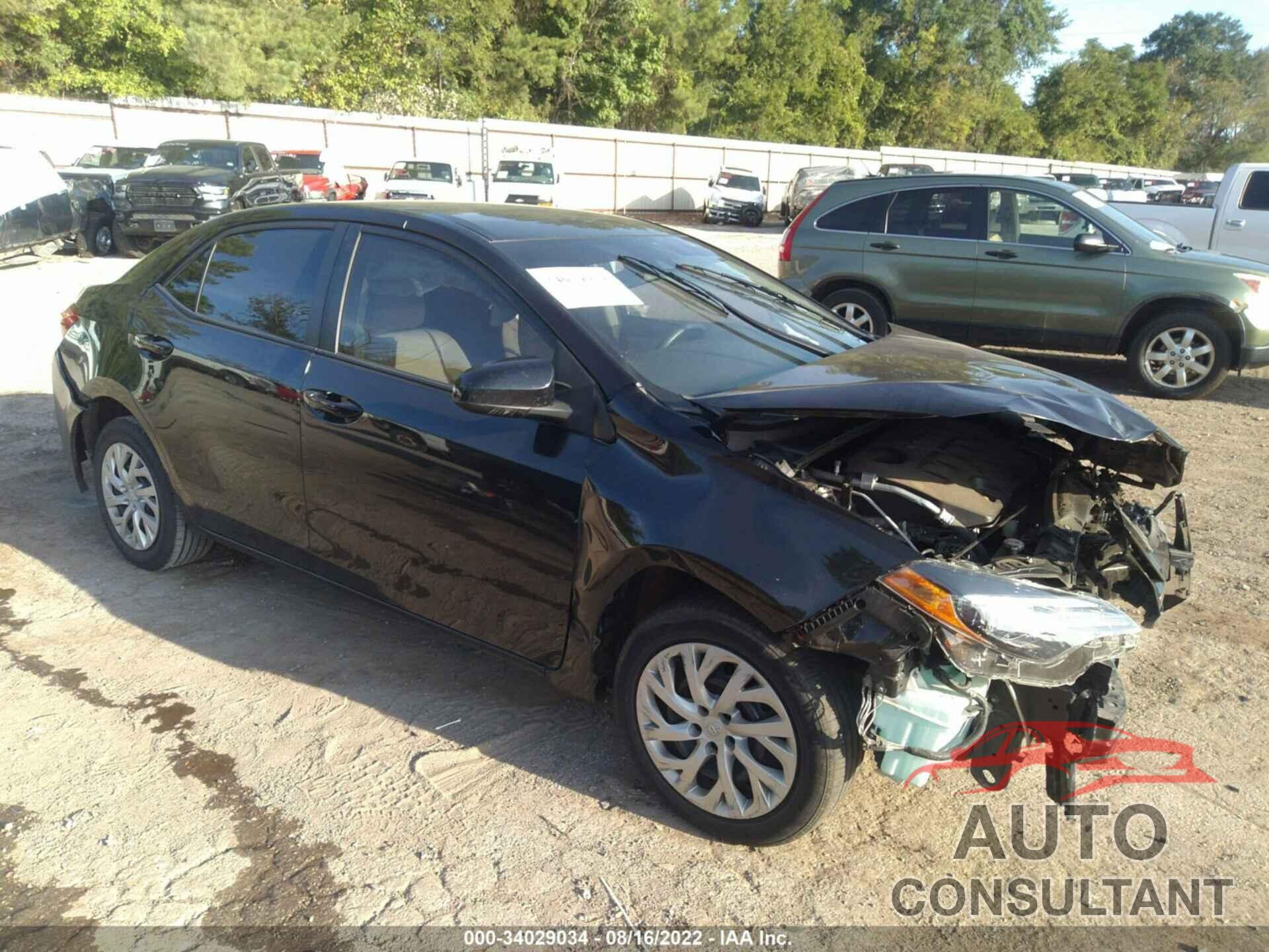 TOYOTA COROLLA 2017 - 2T1BURHE1HC860525
