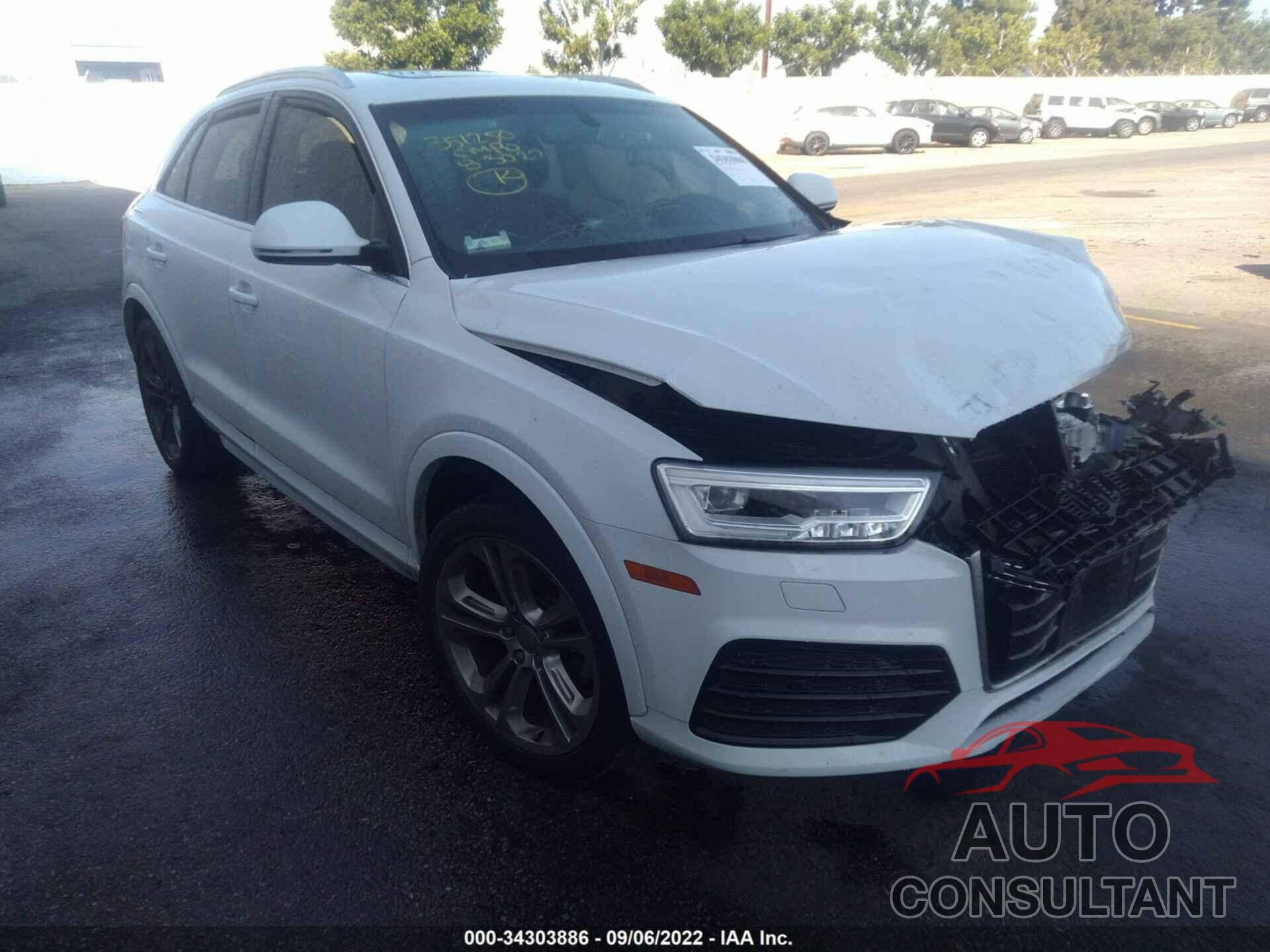 AUDI Q3 2016 - WA1GFCFS8GR023193