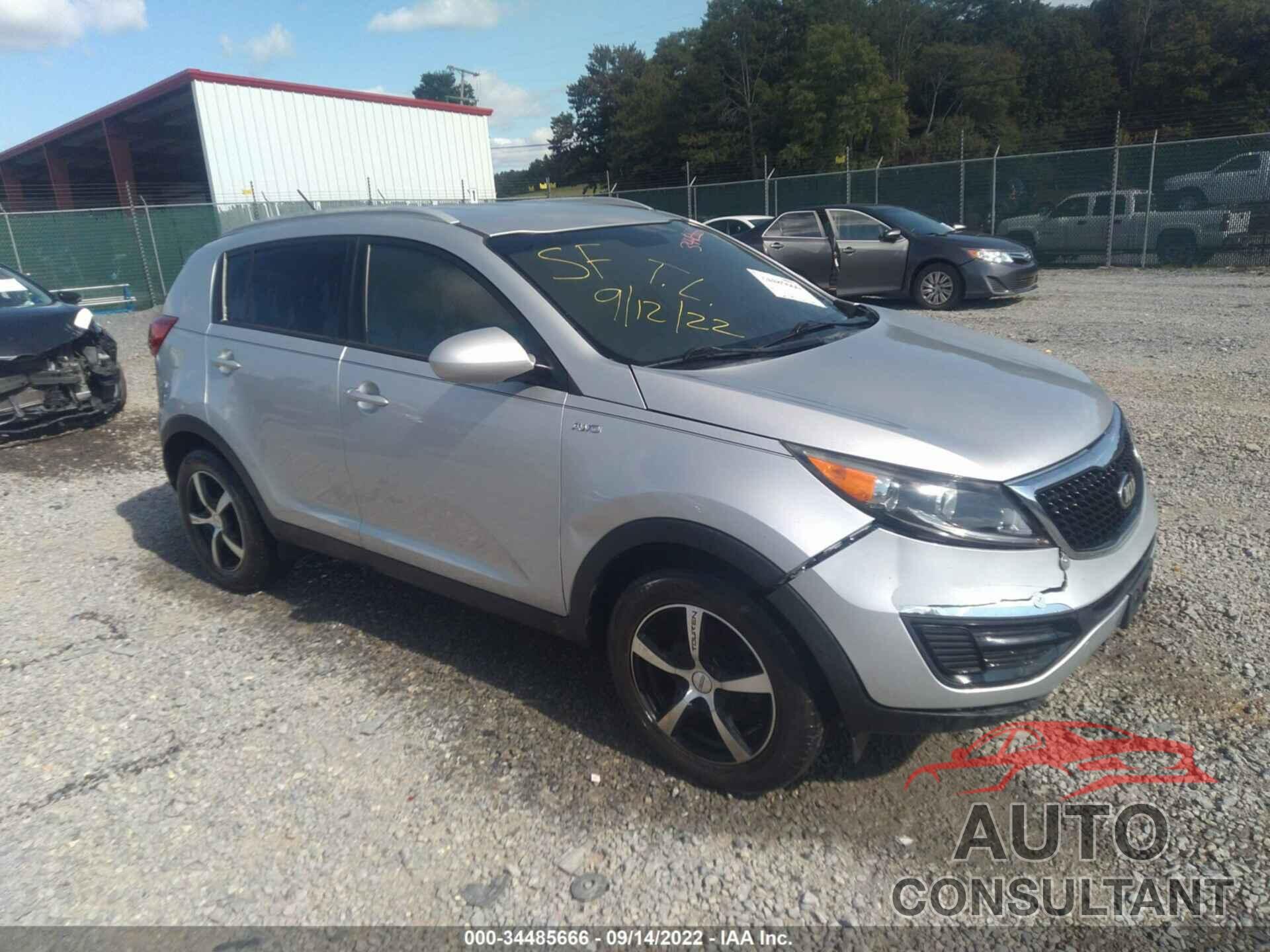 KIA SPORTAGE 2016 - KNDPBCAC3G7847275