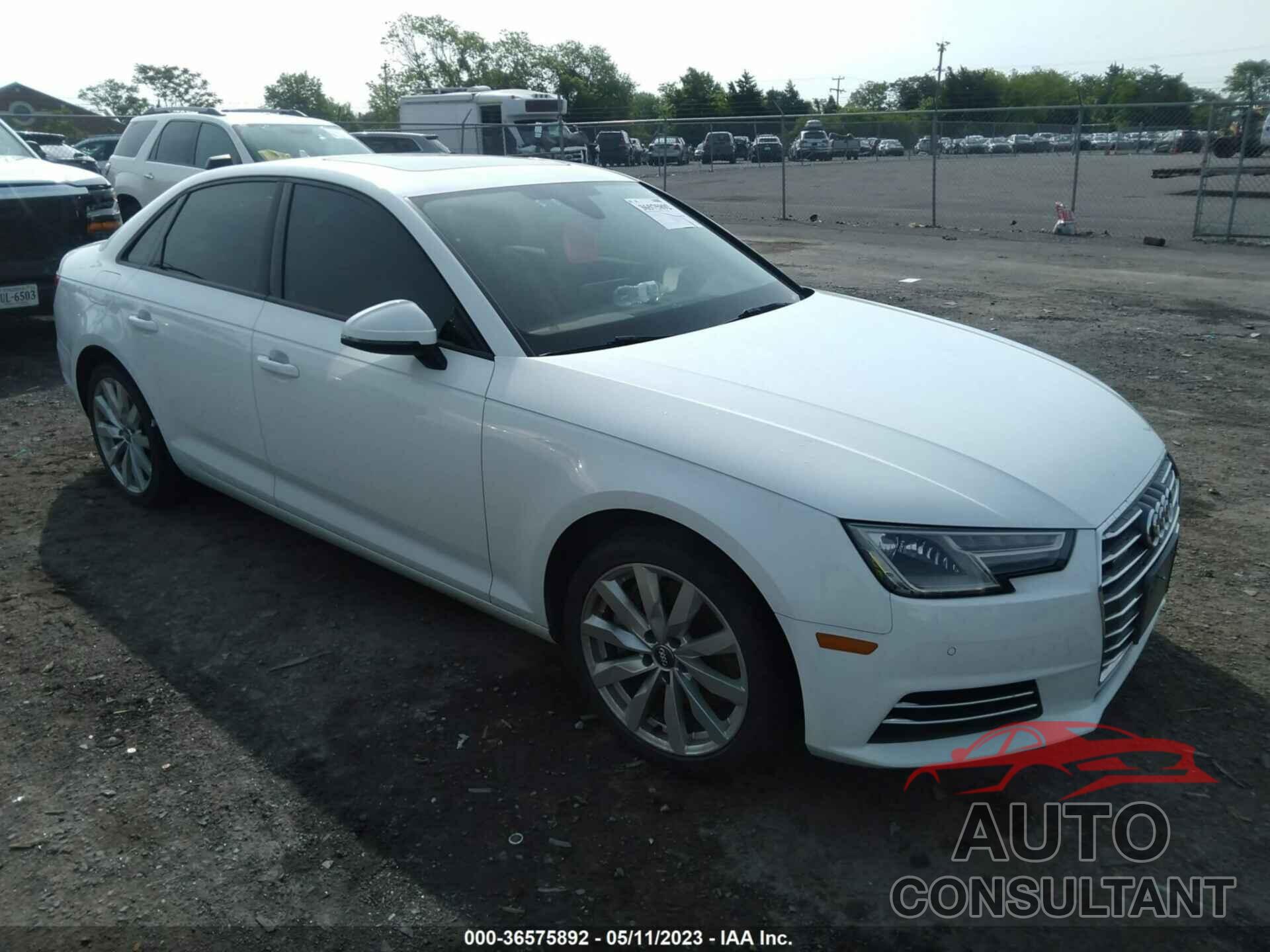 AUDI A4 2017 - WAUANAF44HN005798