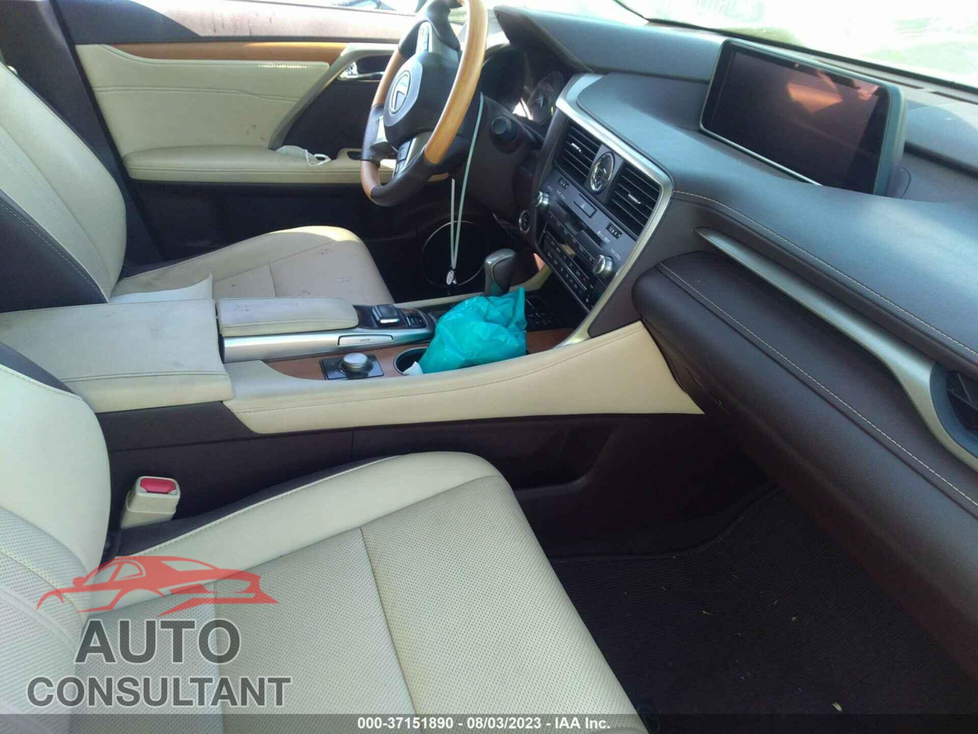LEXUS RX 450H 2017 - 2T2BGMCA9HC013097
