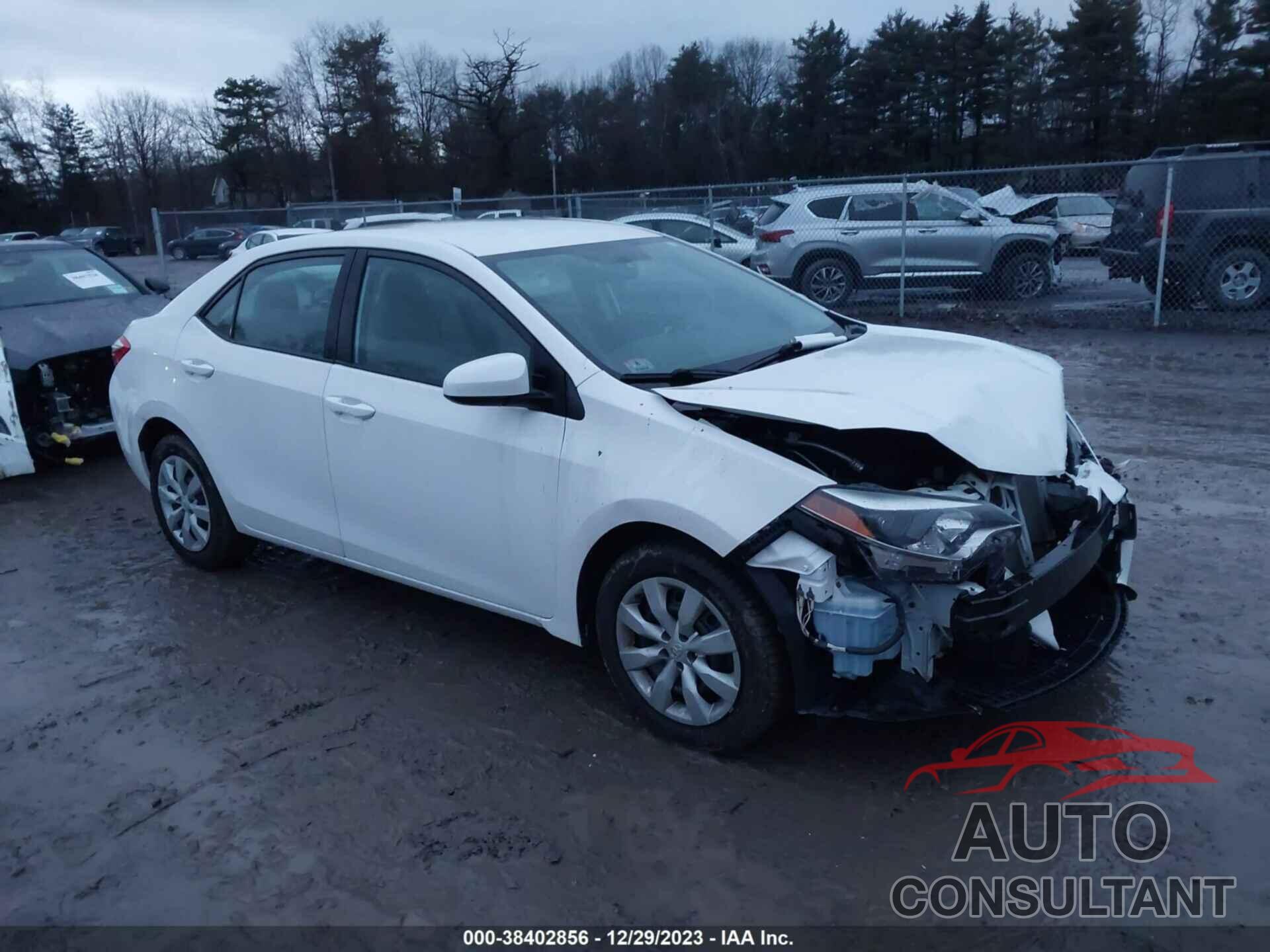 TOYOTA COROLLA 2016 - 2T1BURHE1GC626254