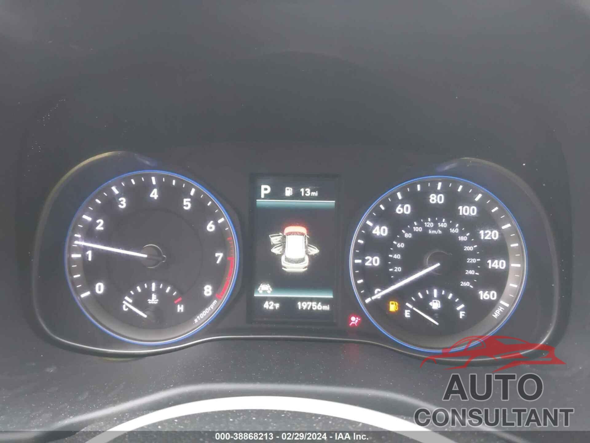 HYUNDAI KONA 2021 - KM8K33A50MU724924