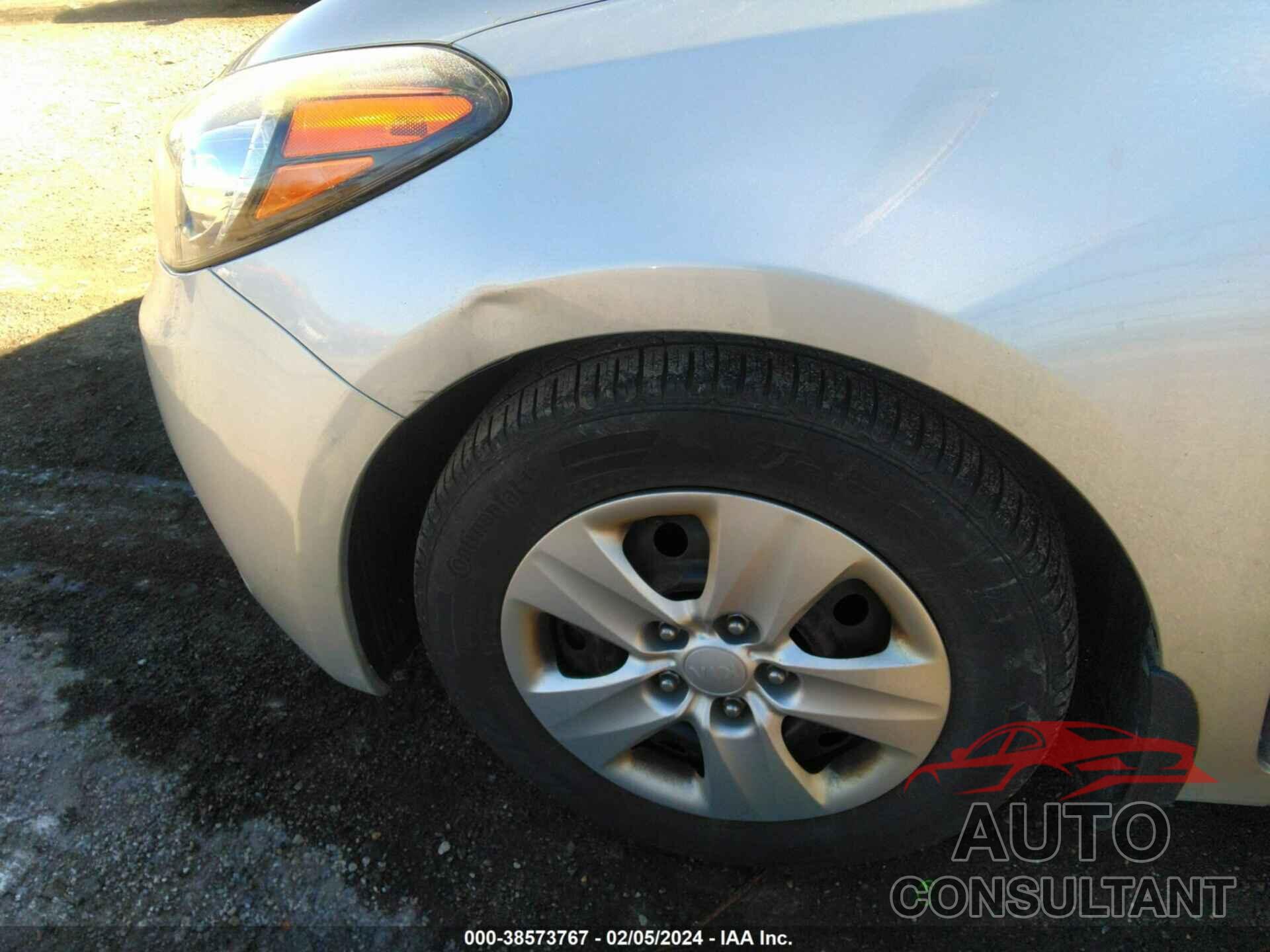 KIA FORTE 2016 - KNAFK4A65G5524284