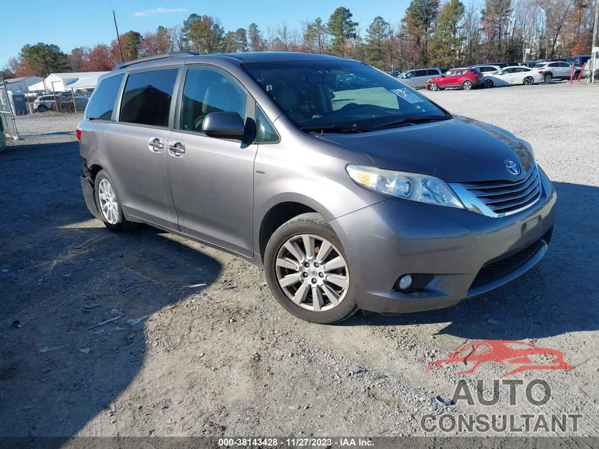 TOYOTA SIENNA 2017 - 5TDDZ3DCXHS171327