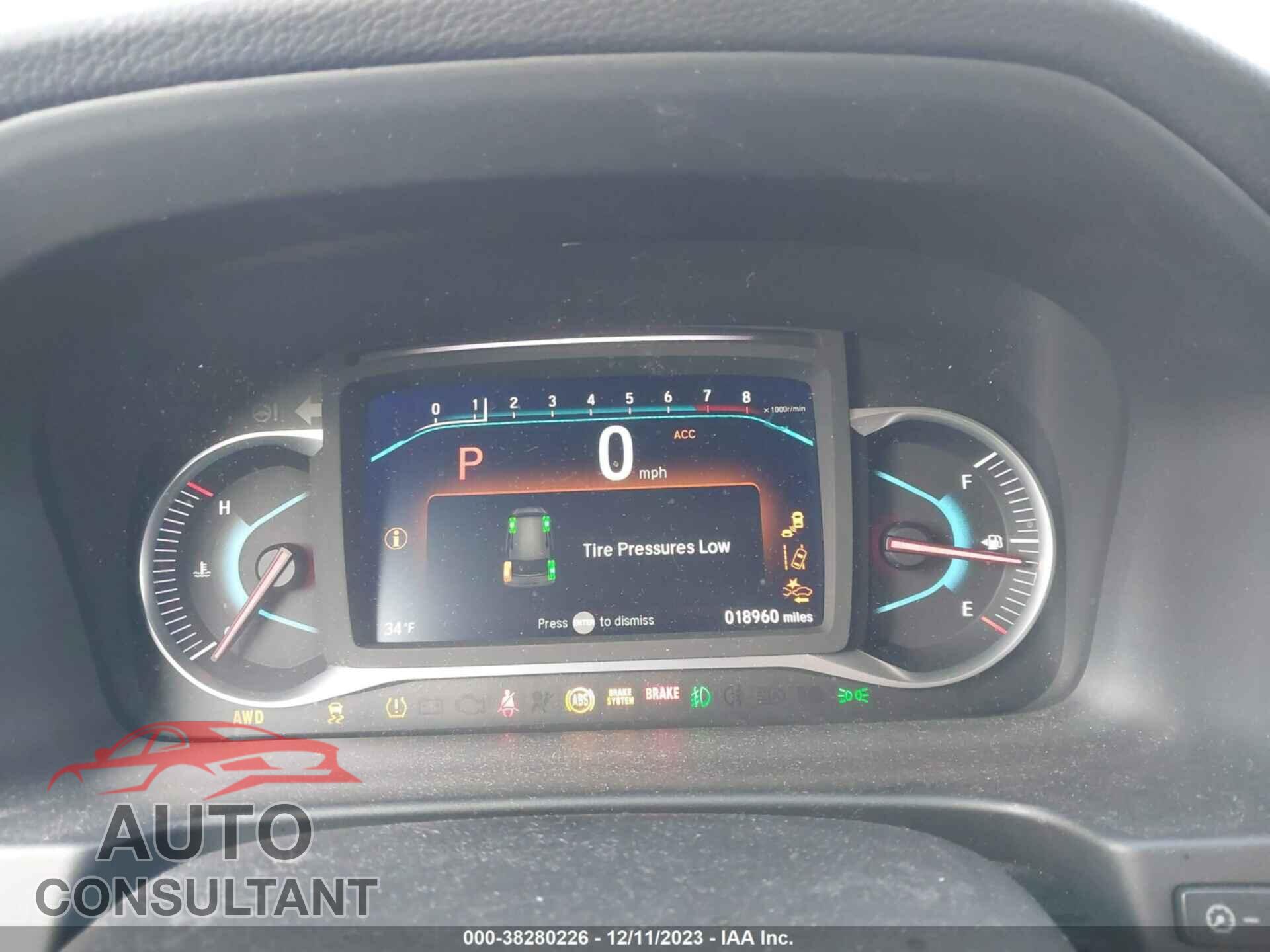 HONDA PILOT 2021 - 5FNYF6H61MB039572