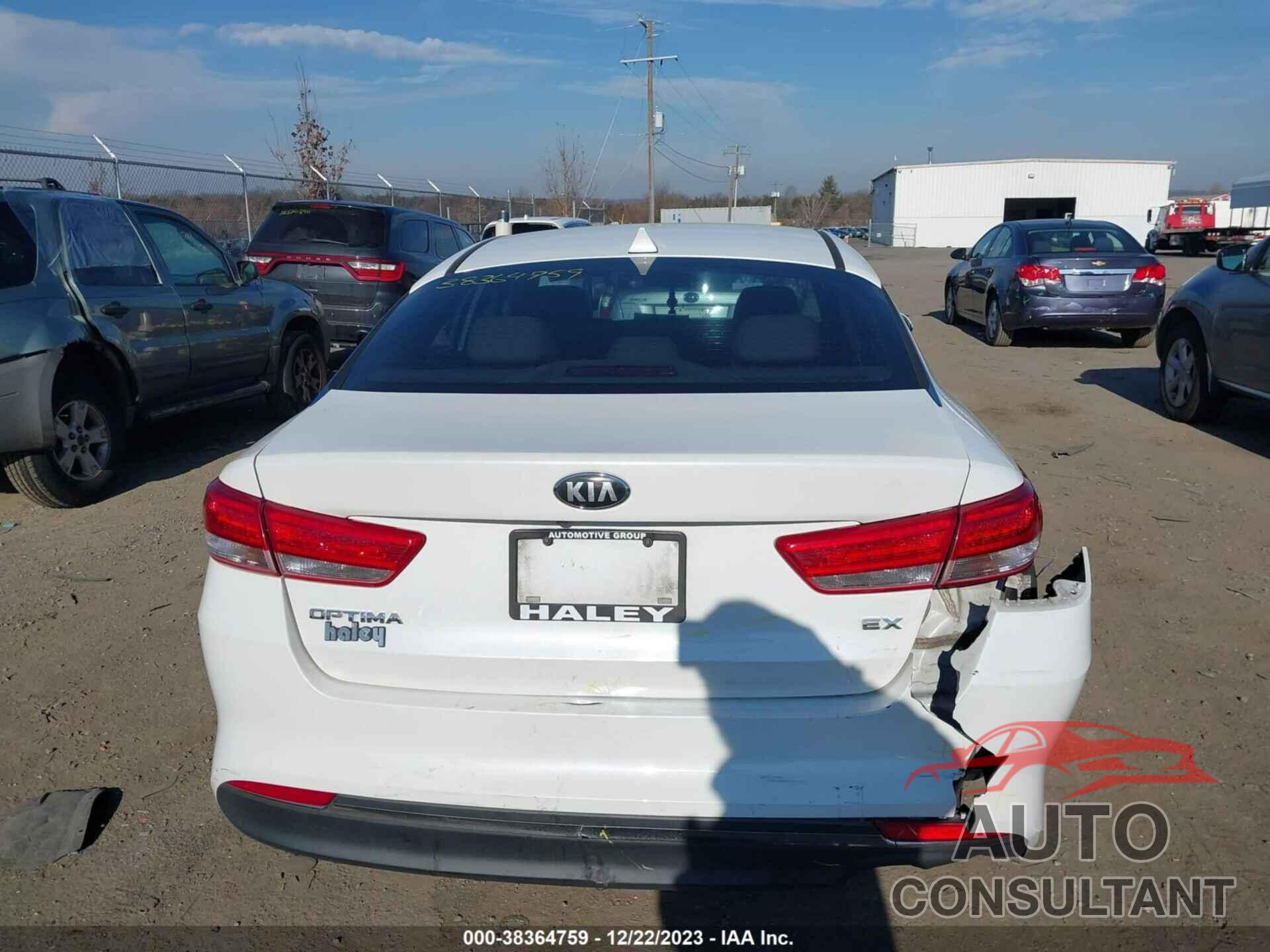 KIA OPTIMA 2016 - 5XXGU4L32GG074609