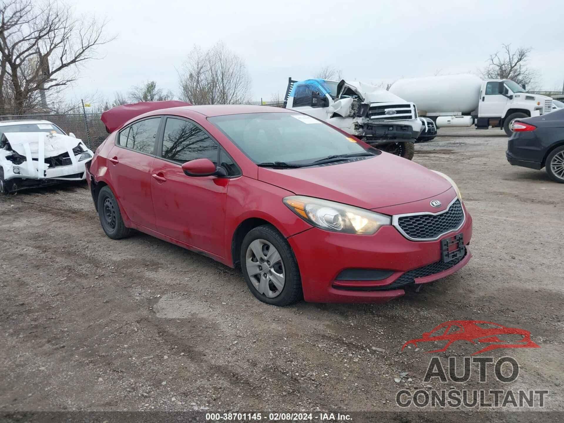 KIA FORTE 2016 - KNAFK4A61G5445582