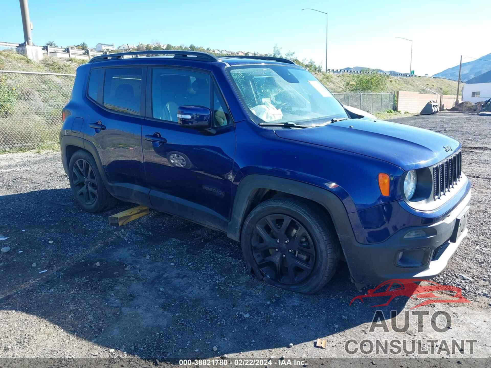 JEEP RENEGADE 2017 - ZACCJABB5HPG23294