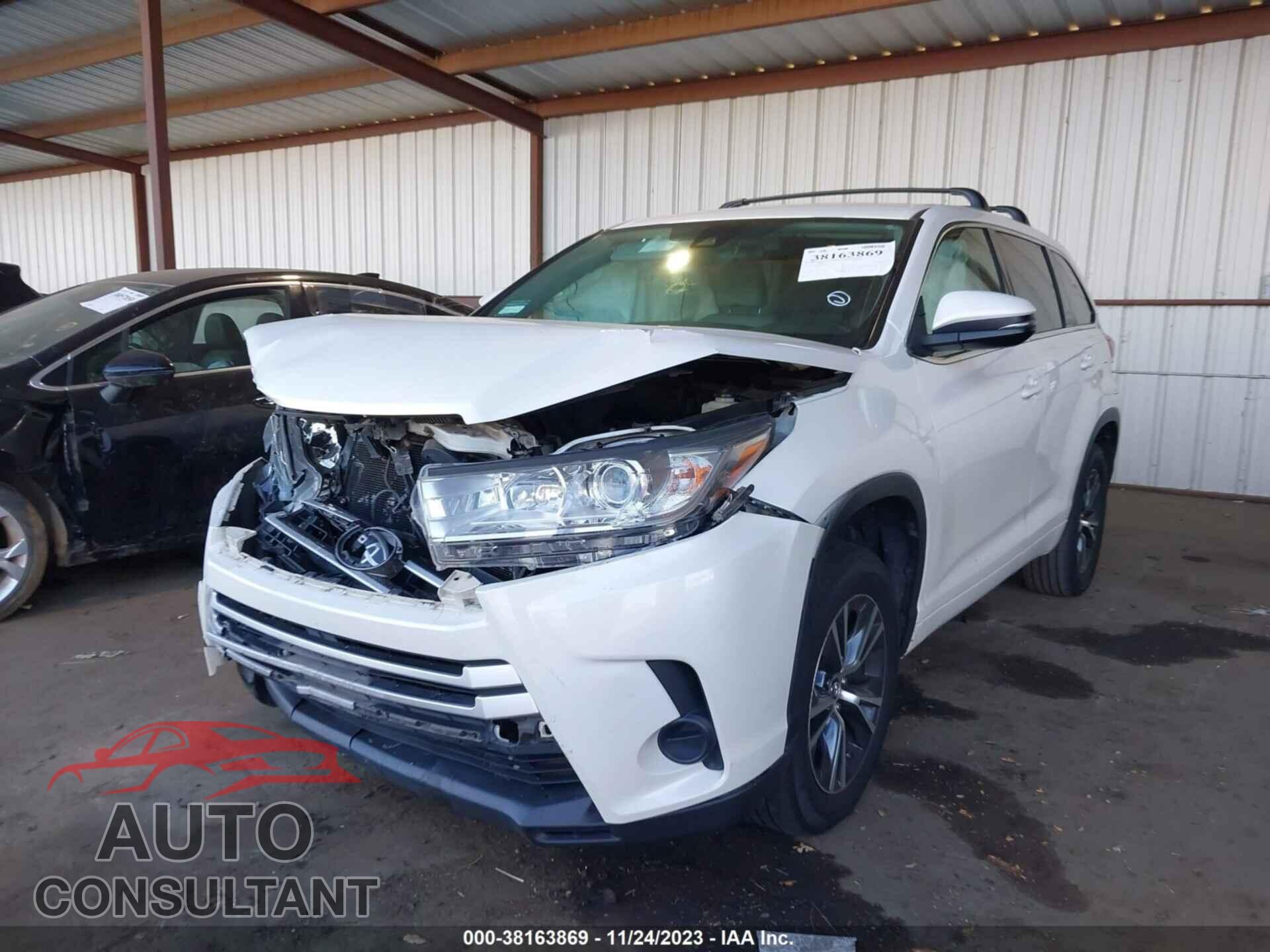 TOYOTA HIGHLANDER 2017 - 5TDZZRFH7HS203250