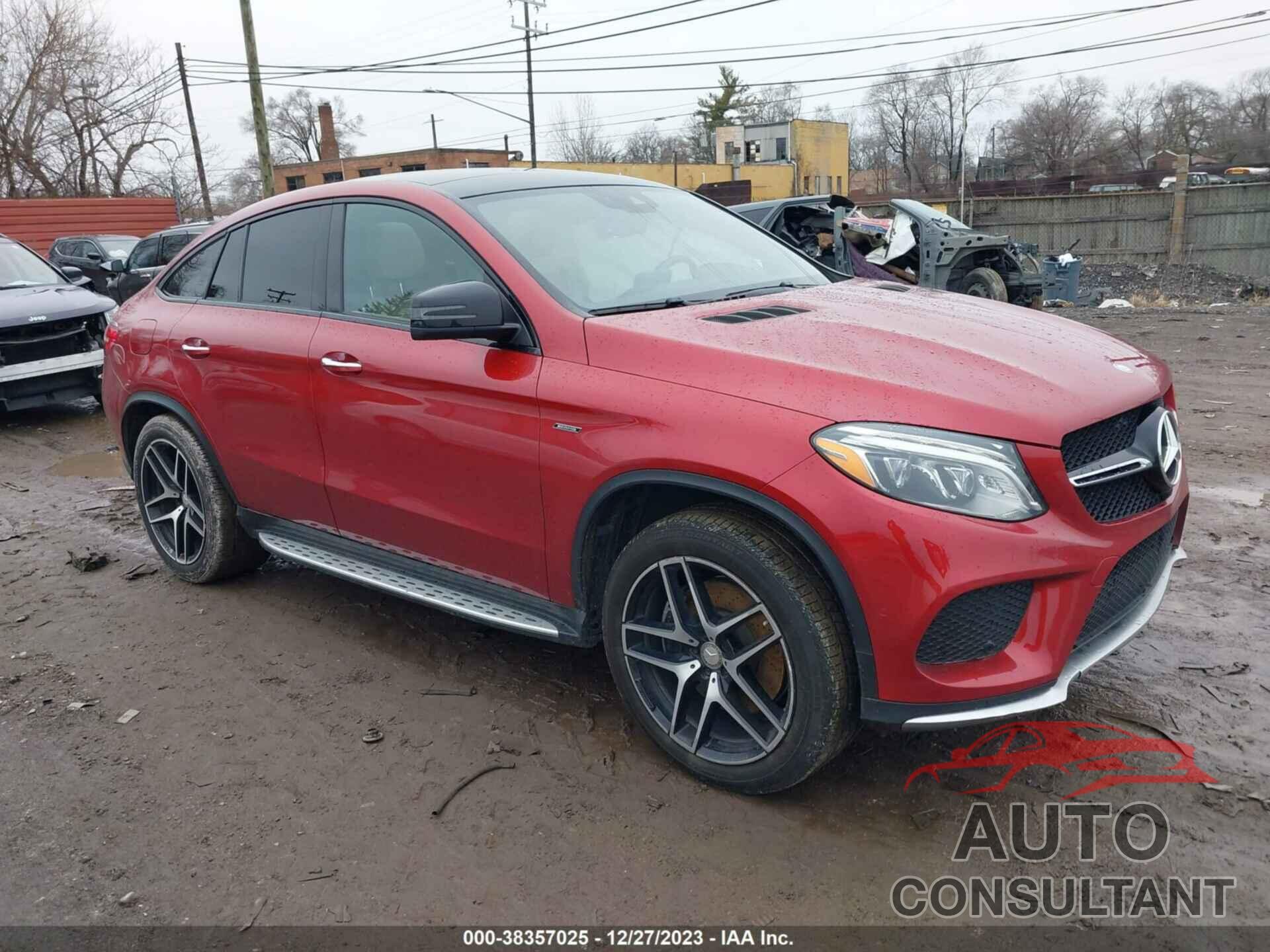 MERCEDES-BENZ GLE 450 AMG COUPE 2016 - 4JGED6EB8GA043430