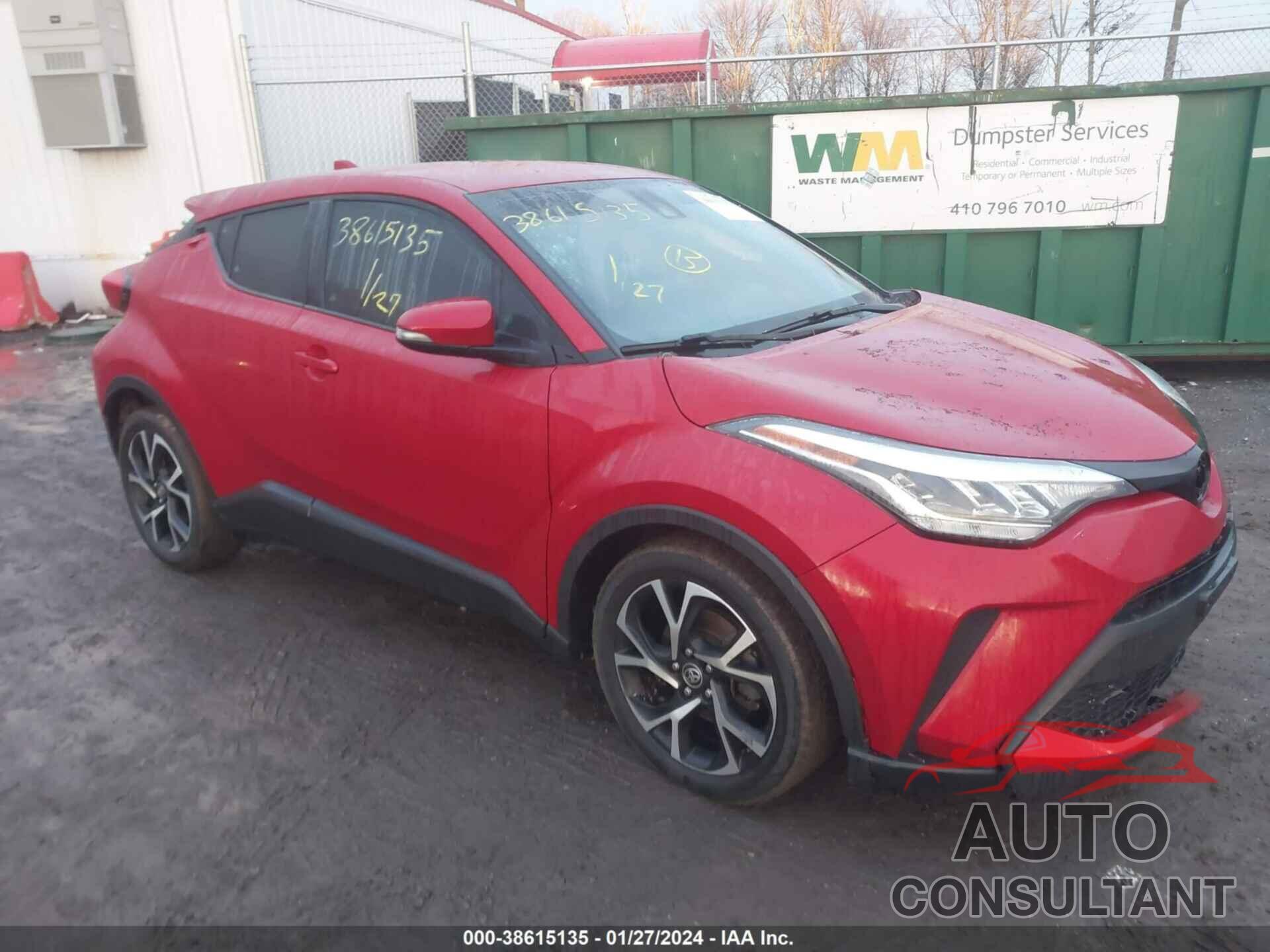 TOYOTA C-HR 2020 - NMTKHMBX2LR109501