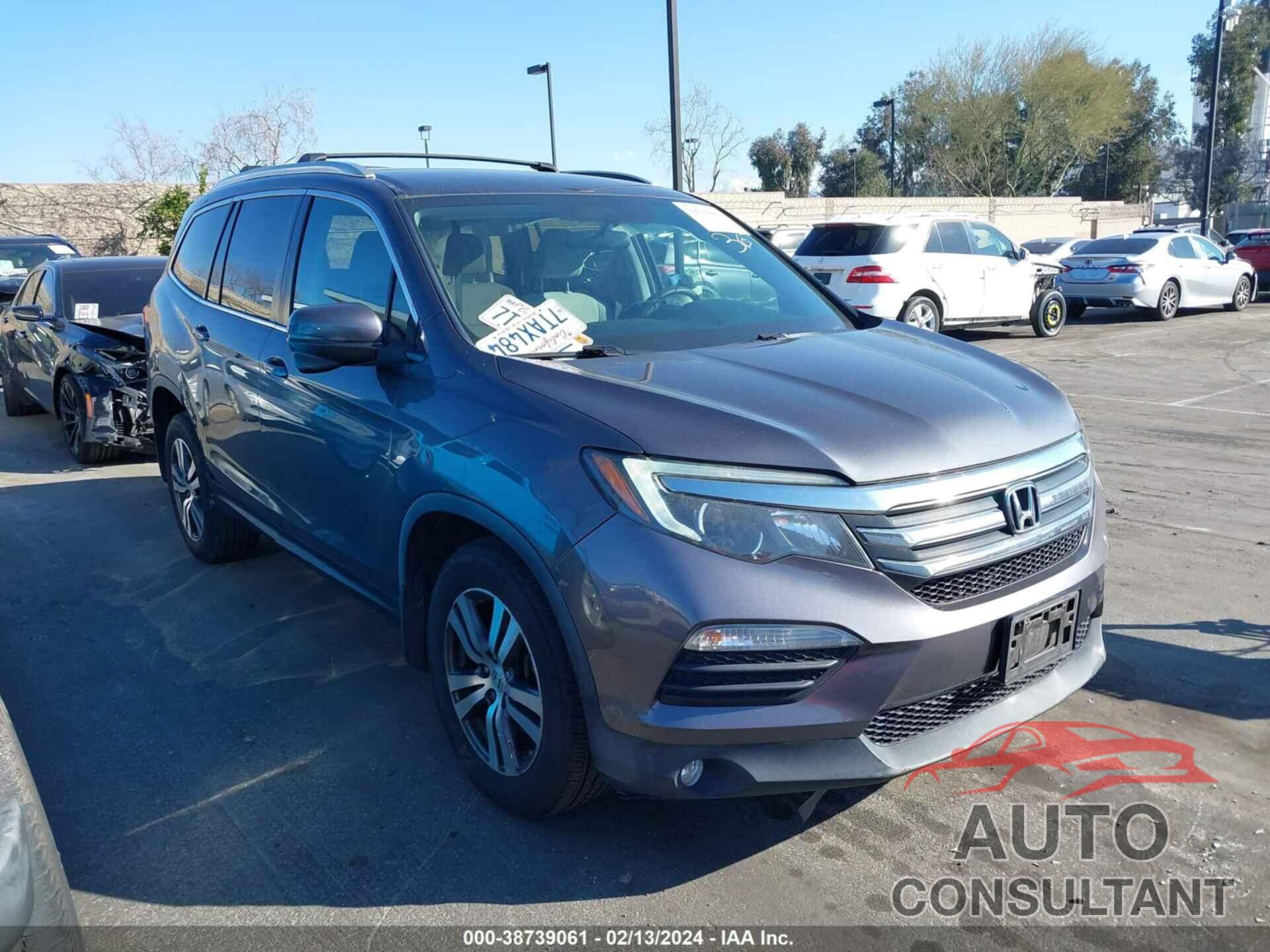 HONDA PILOT 2016 - 5FNYF5H3XGB038277