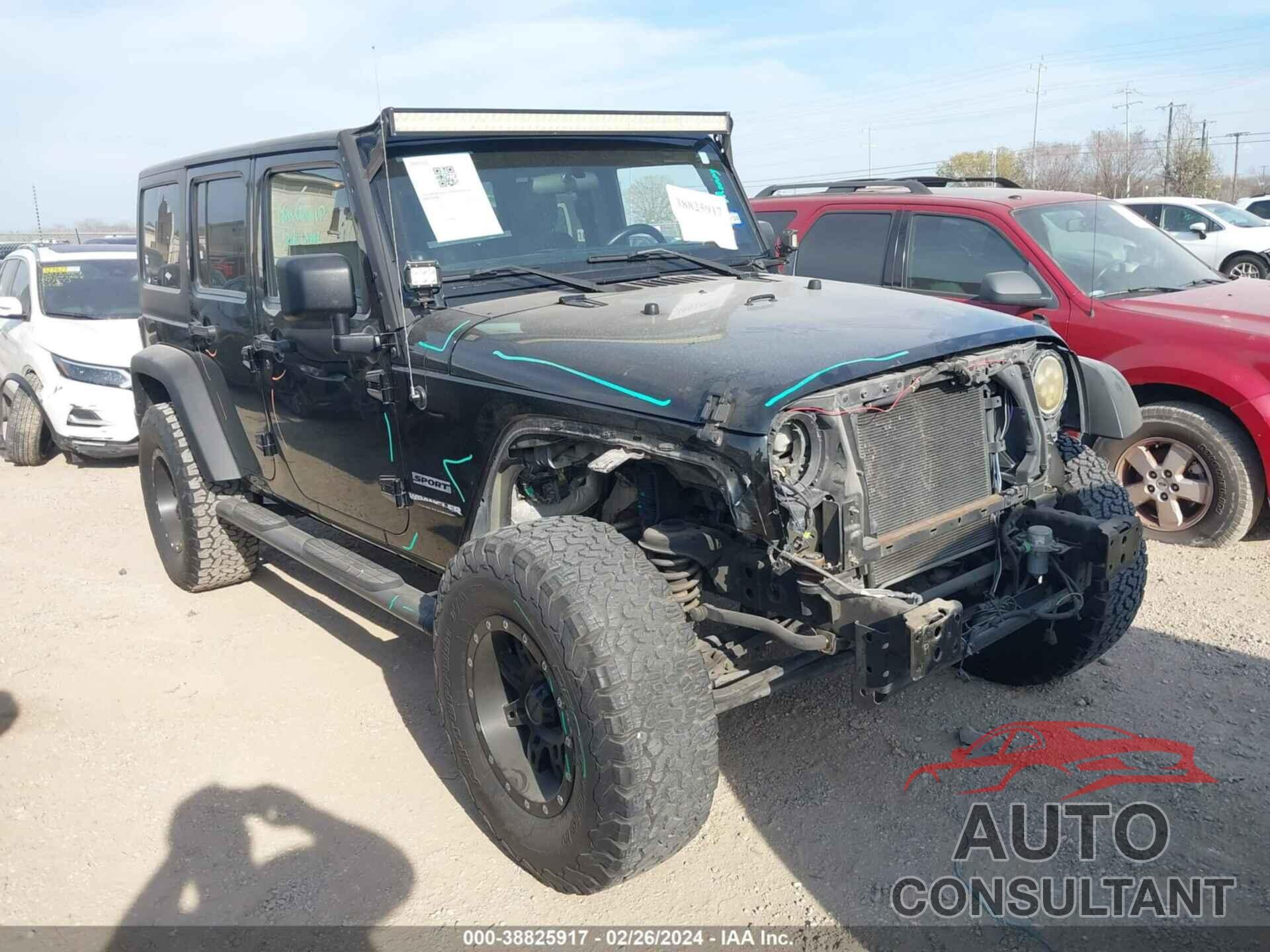 JEEP WRANGLER UNLIMITED 2012 - 1C4BJWDG9CL199343