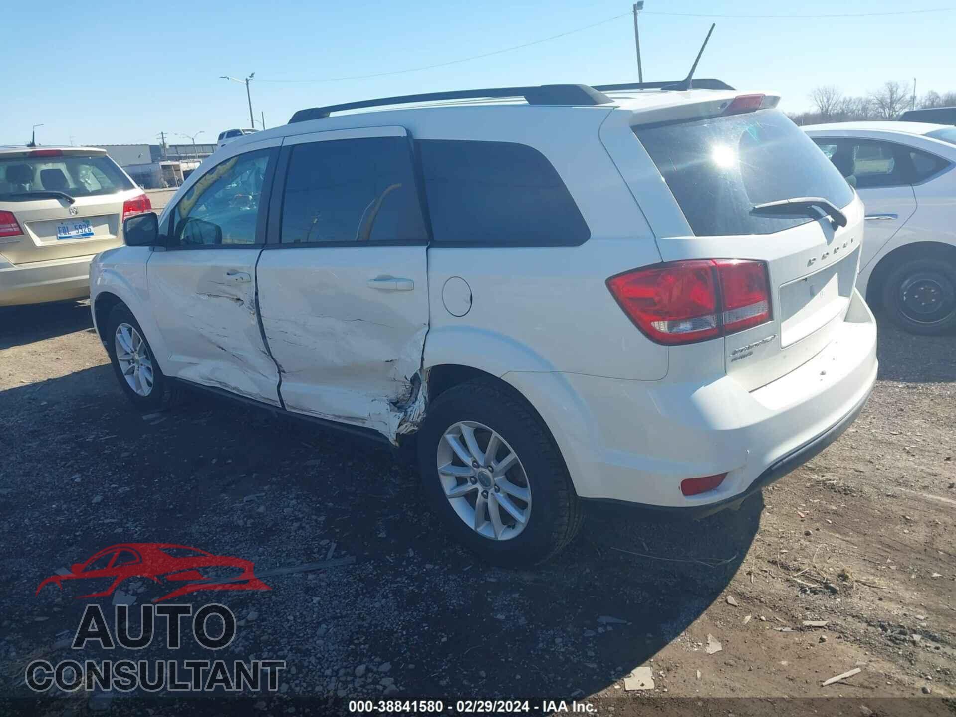 DODGE JOURNEY 2016 - 3C4PDDBG8GT129122