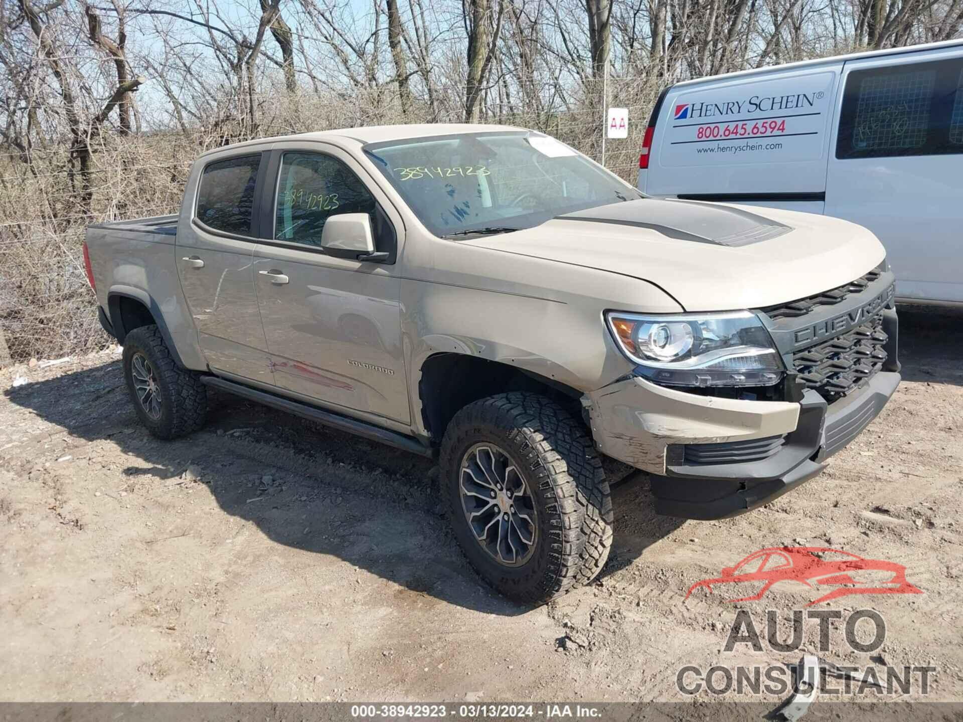 CHEVROLET COLORADO 2022 - 1GCGTEEN6N1299986