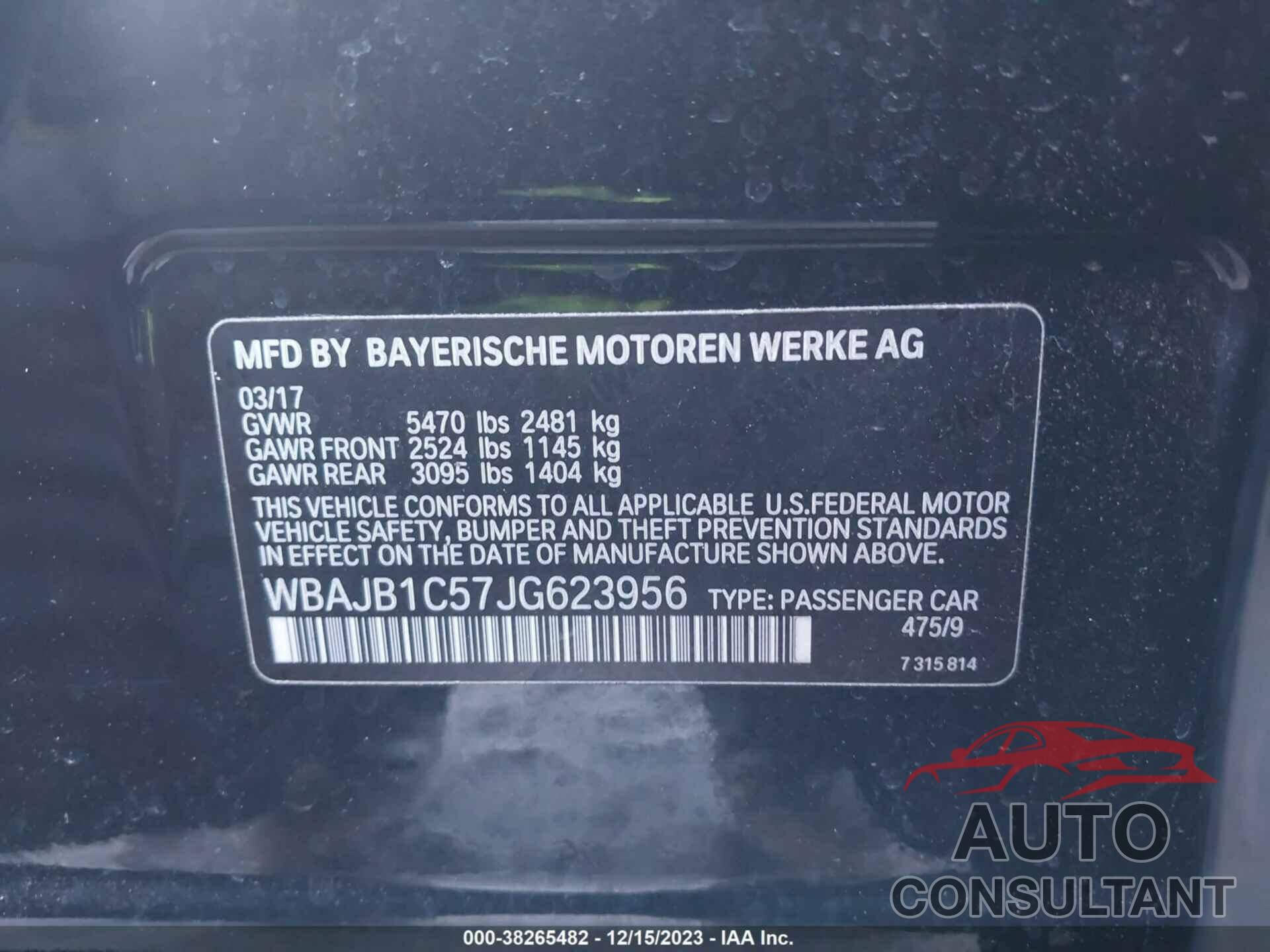 BMW 530E 2018 - WBAJB1C57JG623956