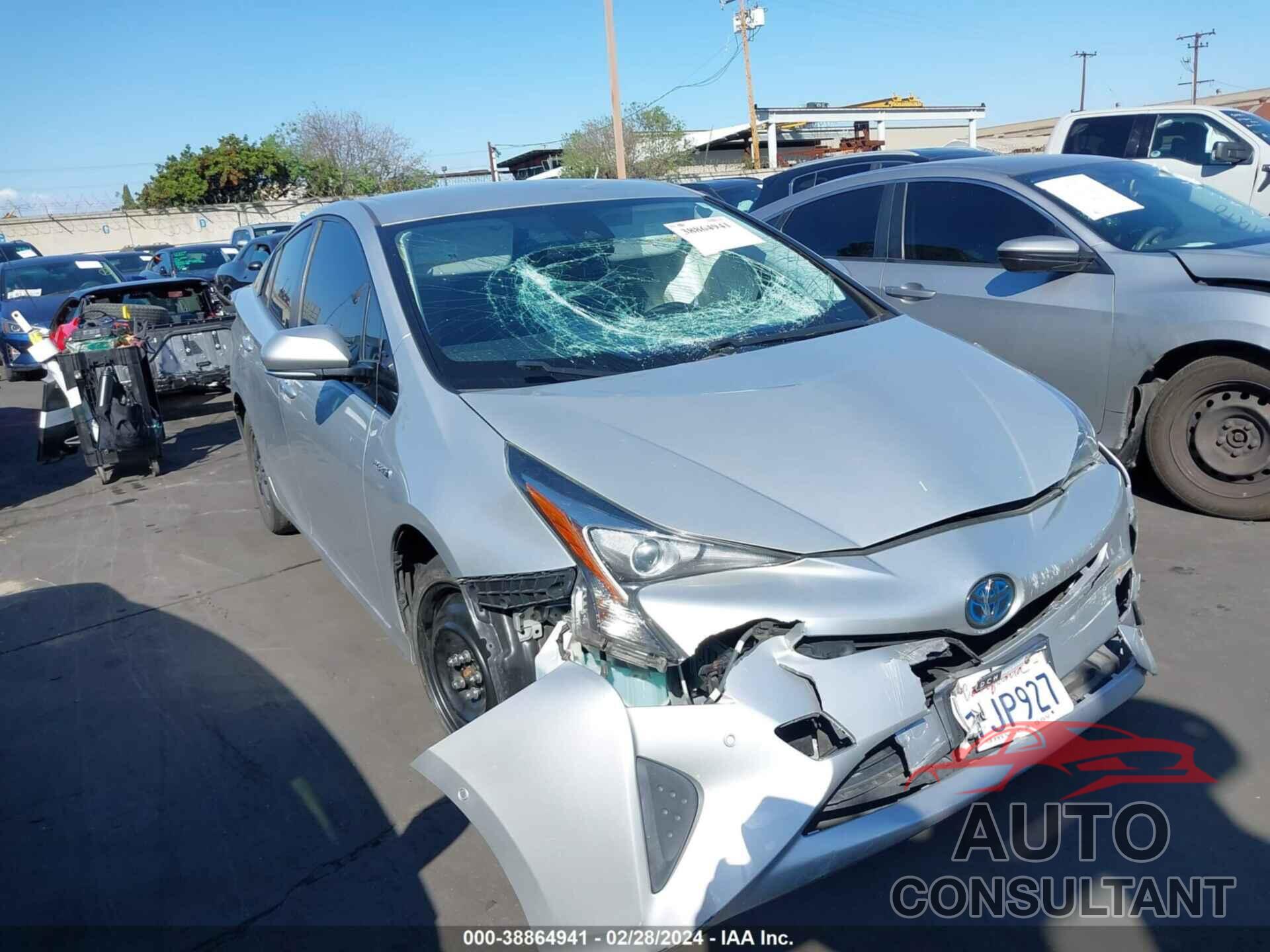 TOYOTA PRIUS 2017 - JTDKBRFU8H3042315