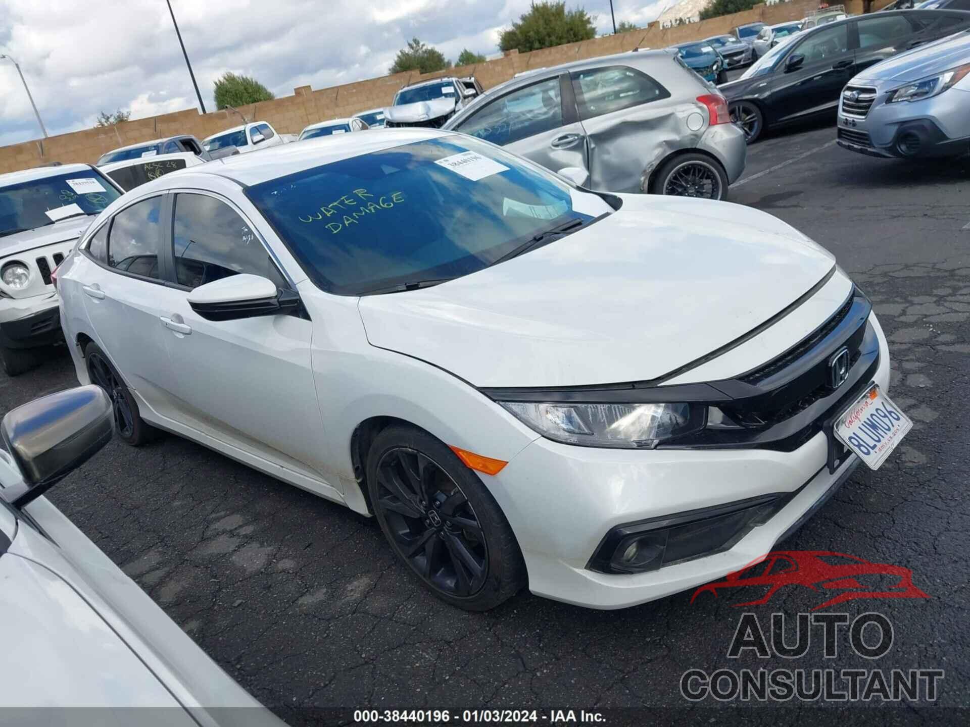 HONDA CIVIC 2019 - 2HGFC2F85KH582154