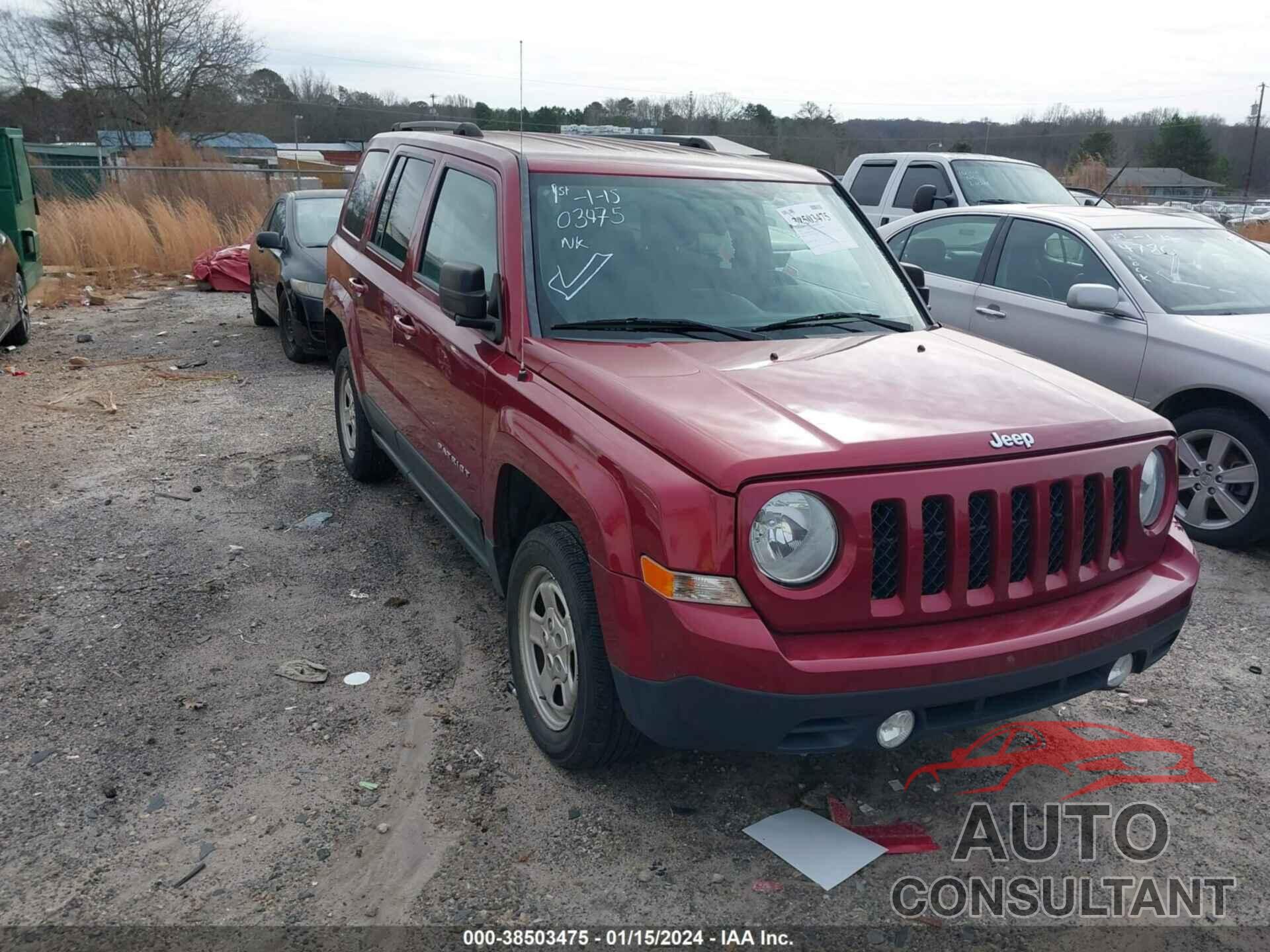 JEEP PATRIOT 2016 - 1C4NJRBBXGD614675