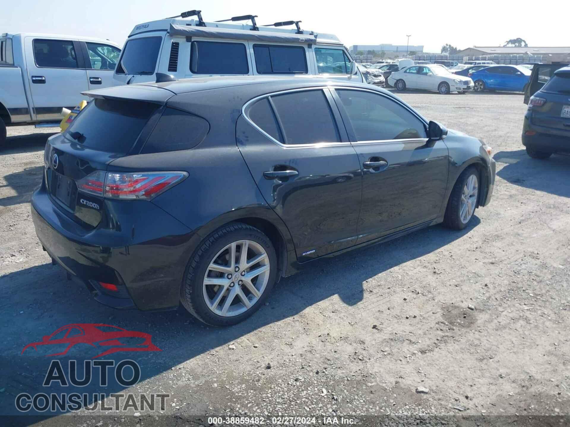 LEXUS CT 200H 2017 - JTHKD5BH5H2283832