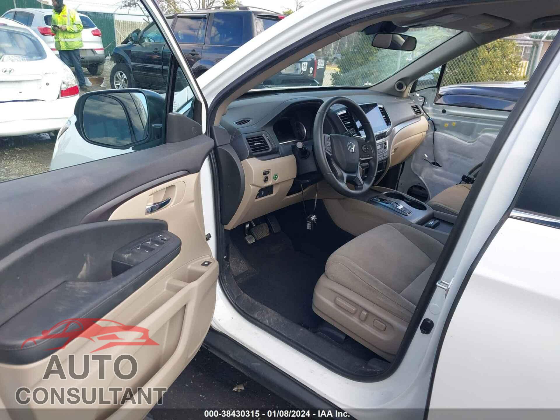 HONDA PILOT 2021 - 5FNYF6H39MB090226