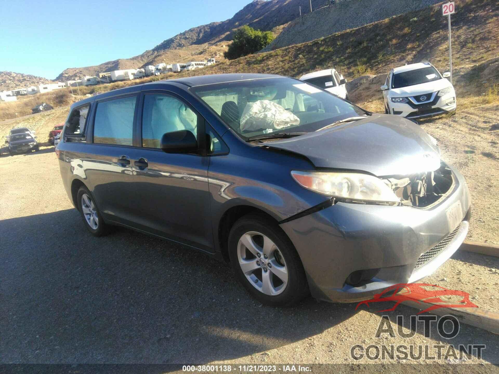 TOYOTA SIENNA 2017 - 5TDZZ3DC1HS872988