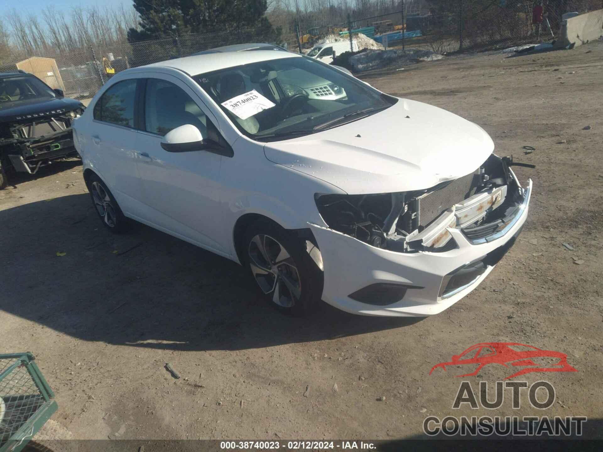 CHEVROLET SONIC 2020 - 1G1JF5SB5L4113382