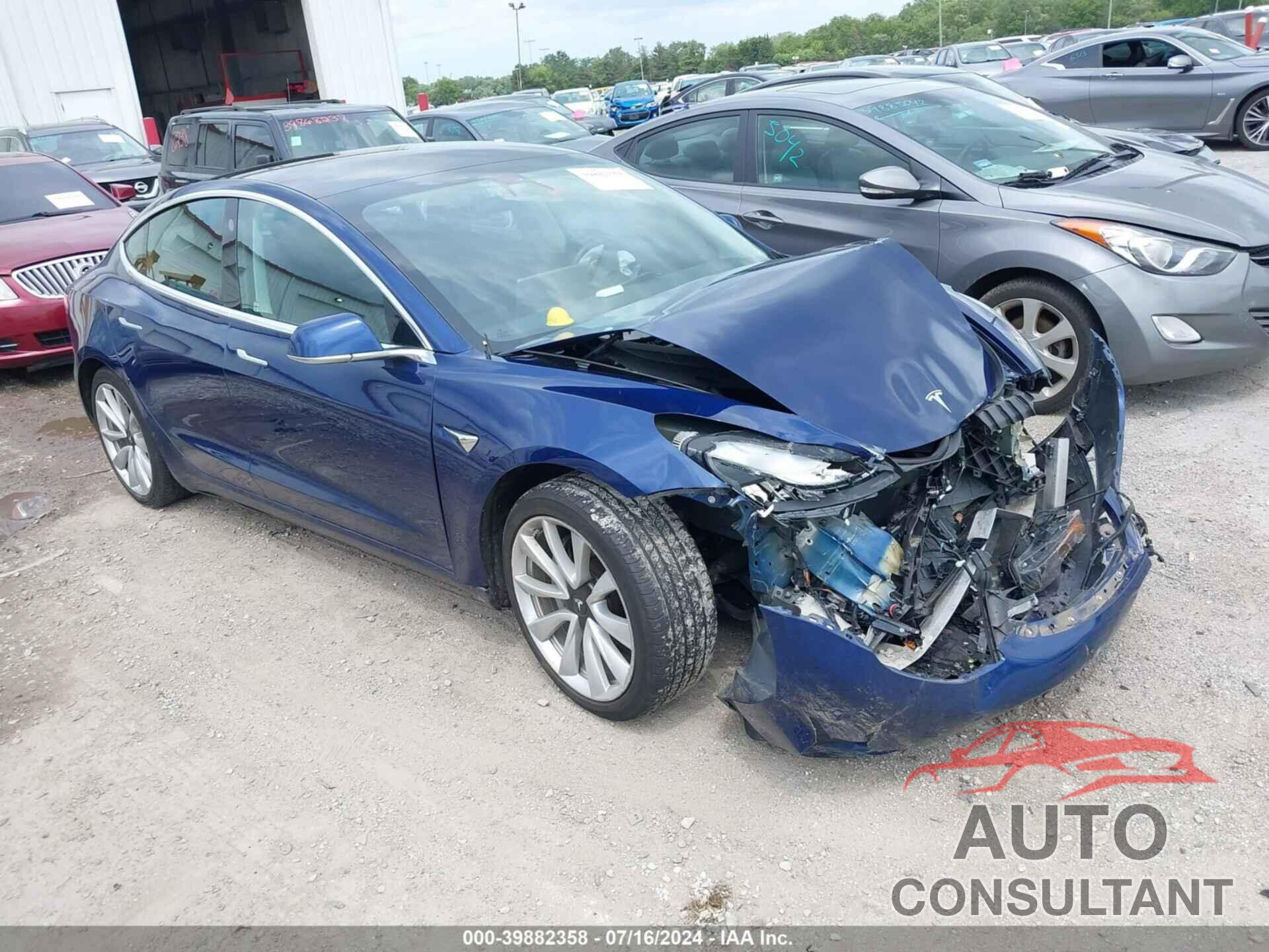 TESLA MODEL 3 2019 - 5YJ3E1EB5KF389897