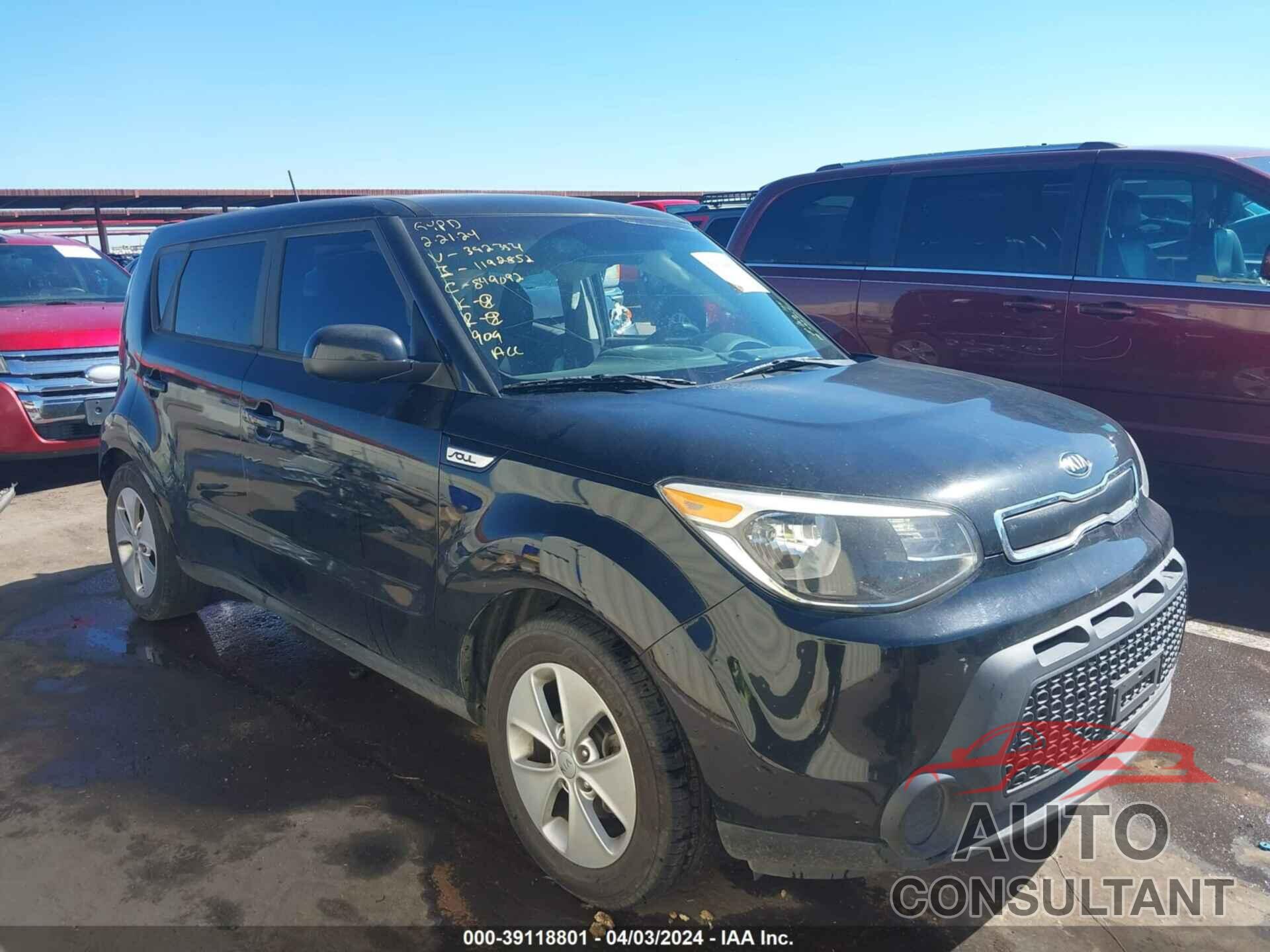 KIA SOUL 2016 - KNDJN2A24G7392354