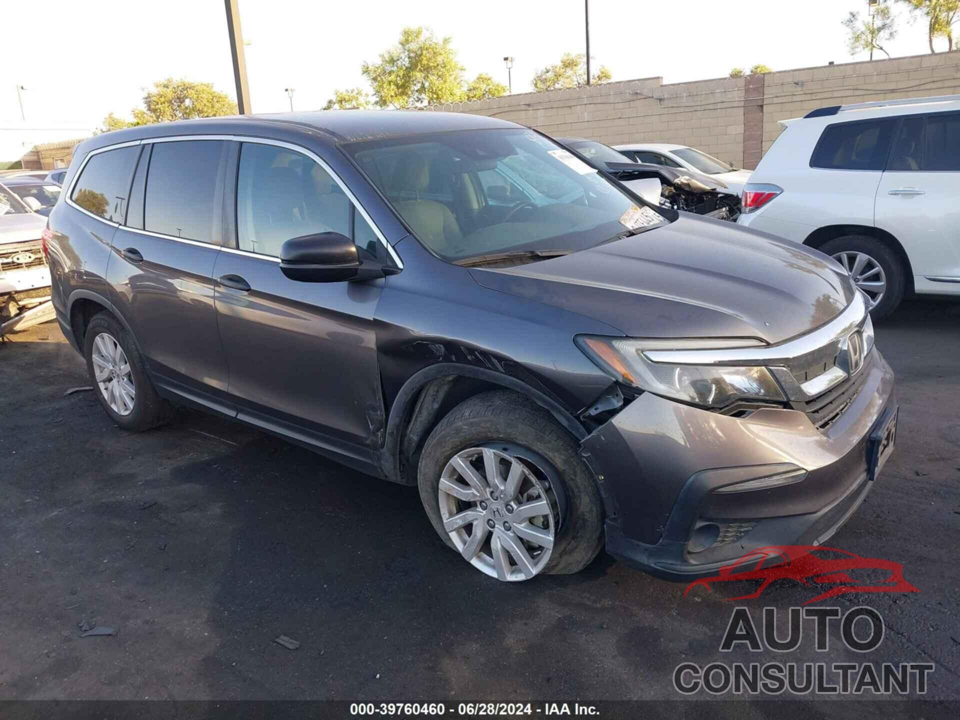 HONDA PILOT 2019 - 5FNYF5H11KB031743