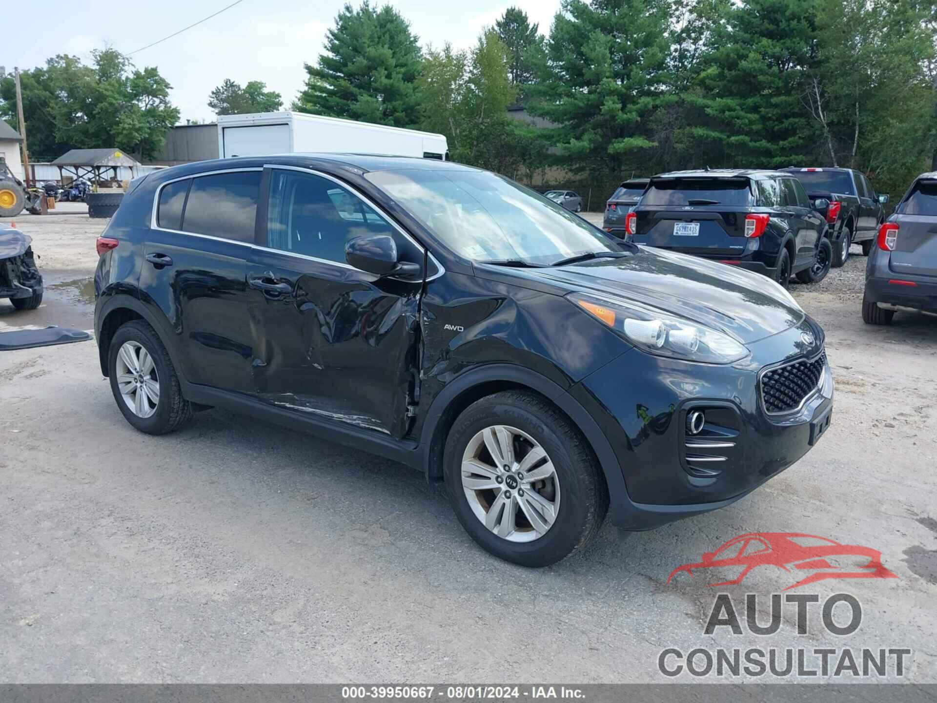 KIA SPORTAGE 2019 - KNDPMCAC9K7534542