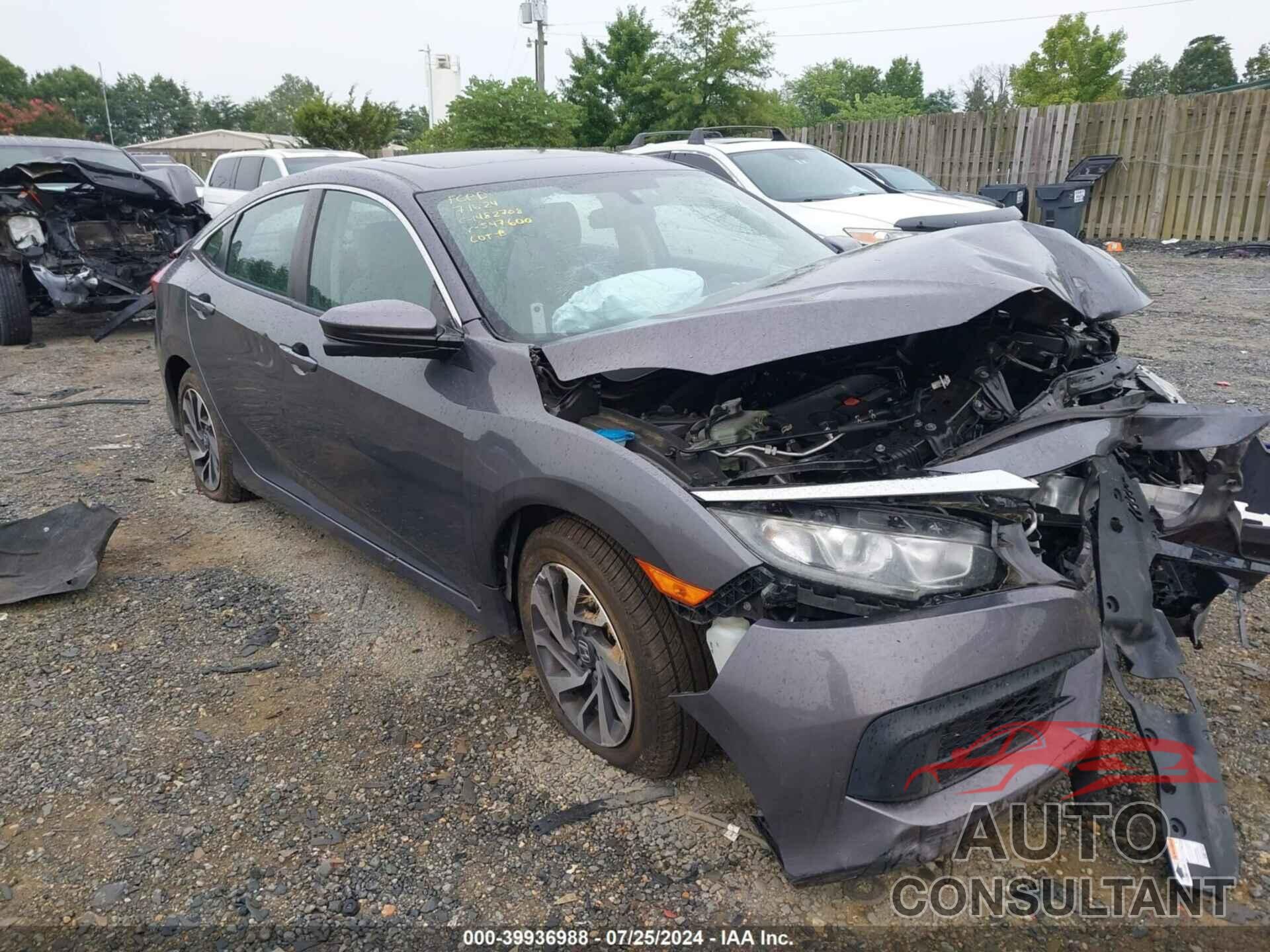 HONDA CIVIC 2018 - 2HGFC2F76JH547600