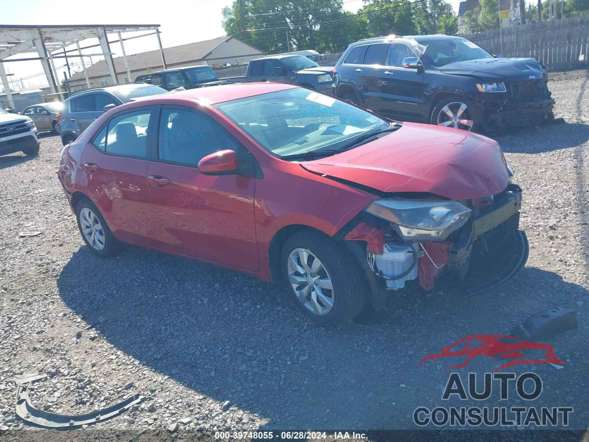 TOYOTA COROLLA 2016 - 2T1BURHE6GC530555