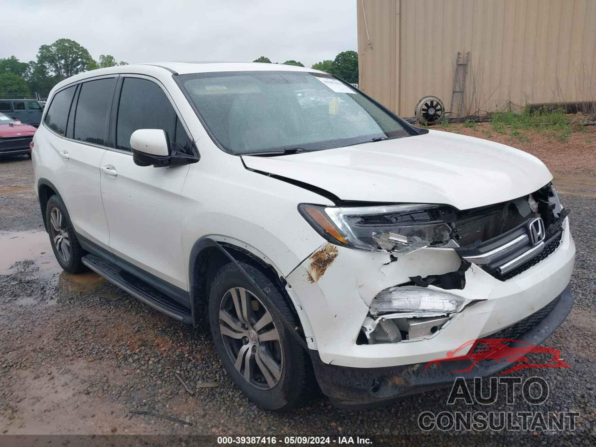 HONDA PILOT 2017 - 5FNYF5H80HB017712