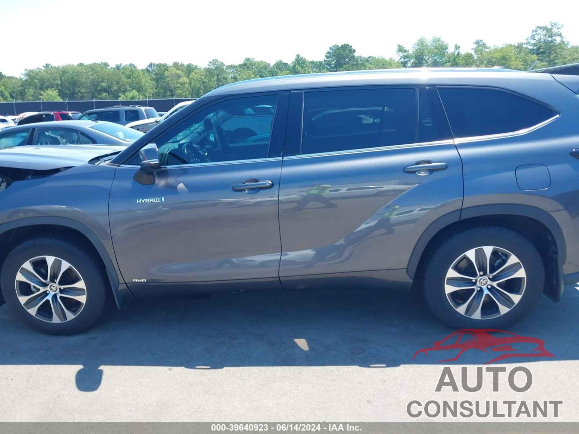 TOYOTA HIGHLANDER 2021 - 5TDGBRCH2MS052781