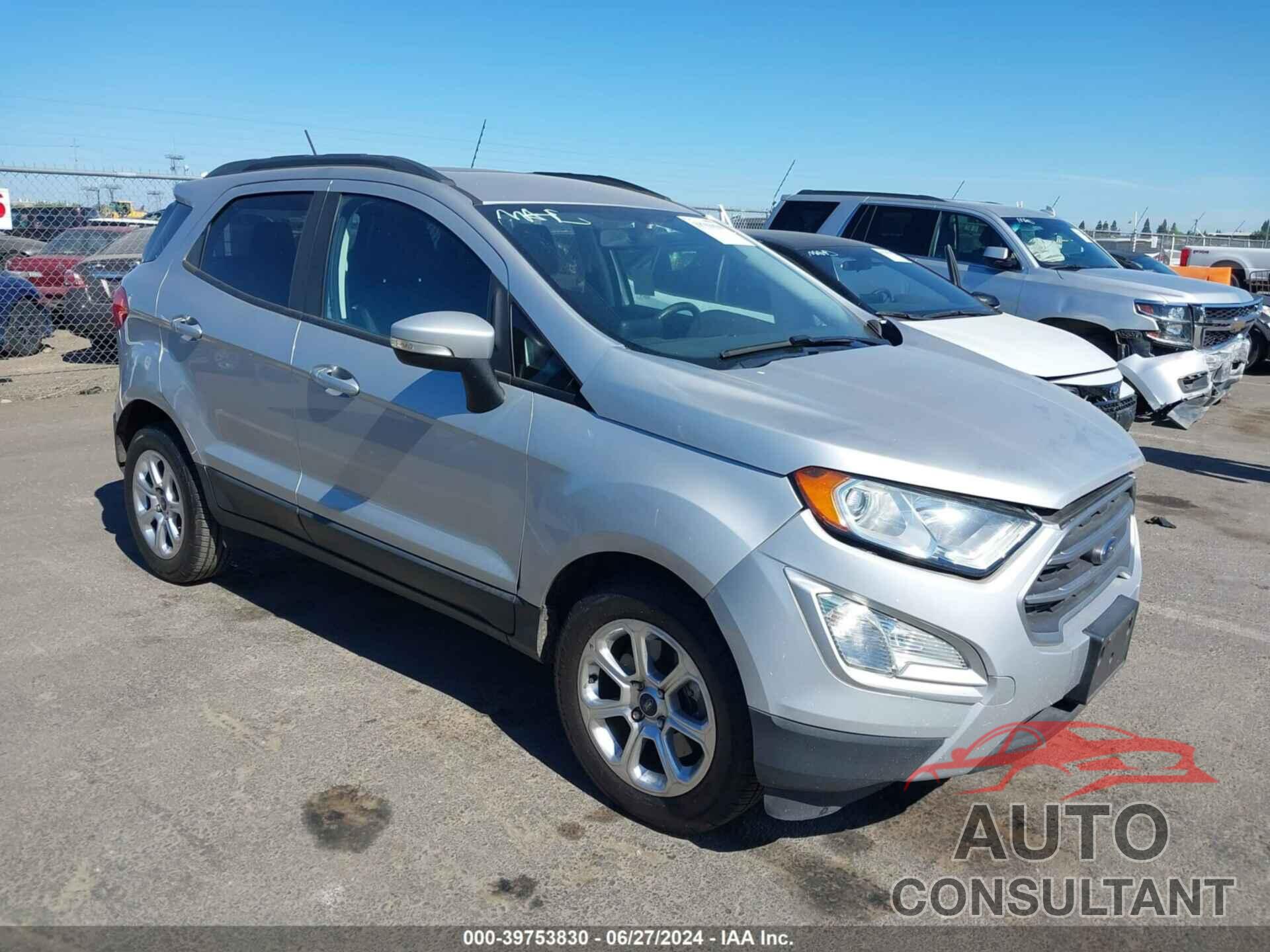 FORD ECOSPORT 2018 - MAJ3P1TE6JC208380