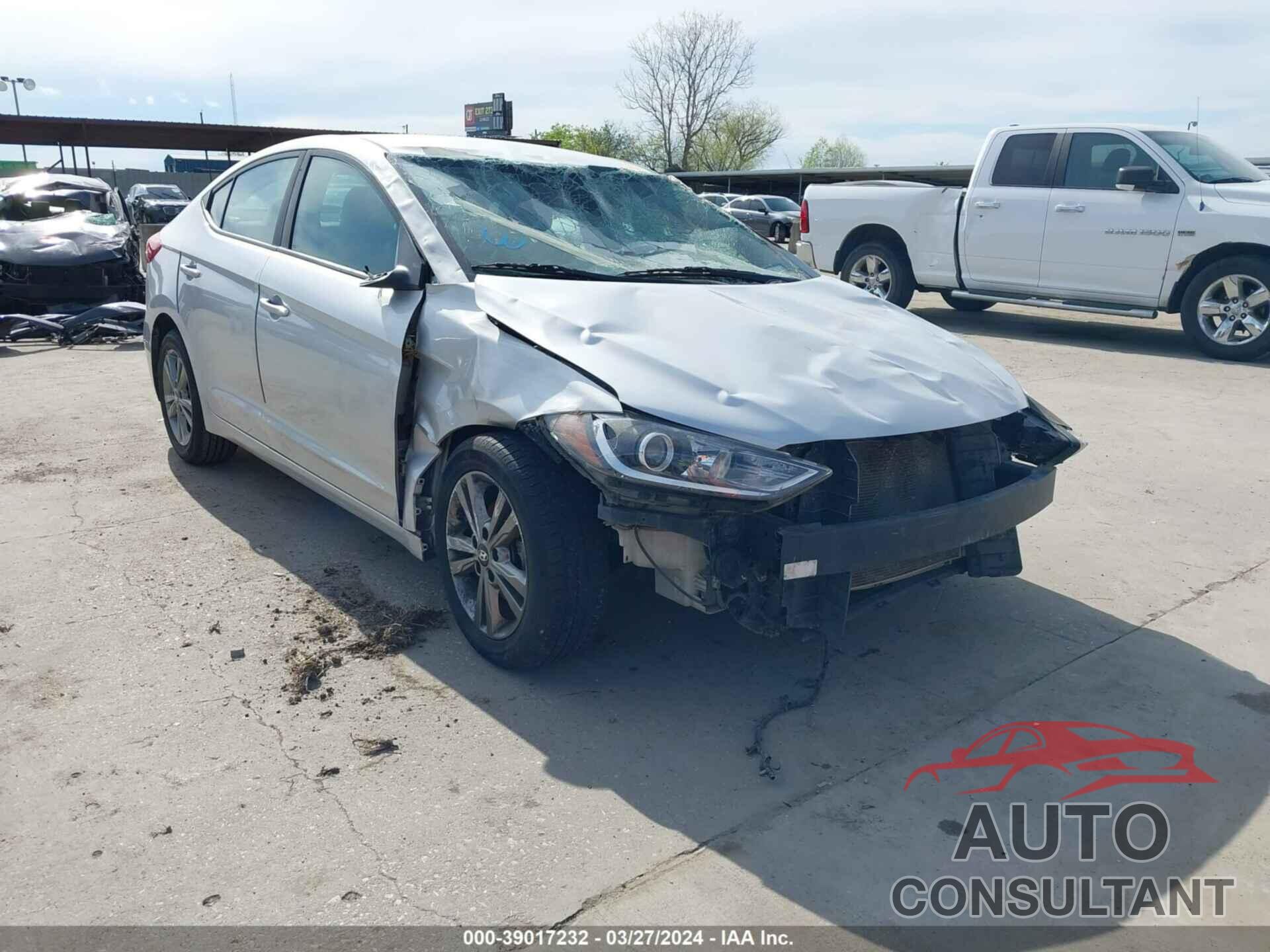 HYUNDAI ELANTRA 2017 - 5NPD84LFXHH044703