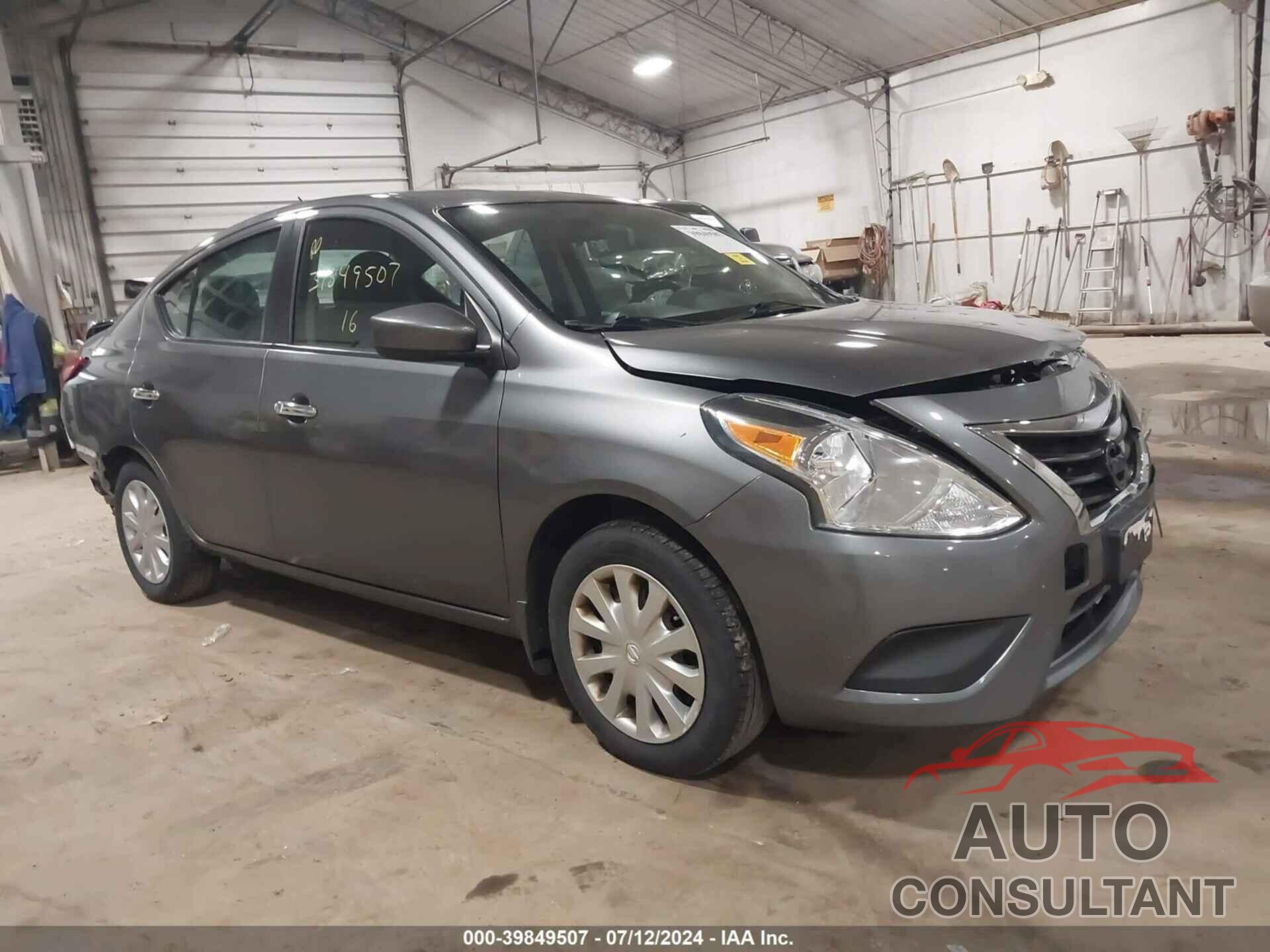 NISSAN VERSA 2016 - 3N1CN7AP6GL887977