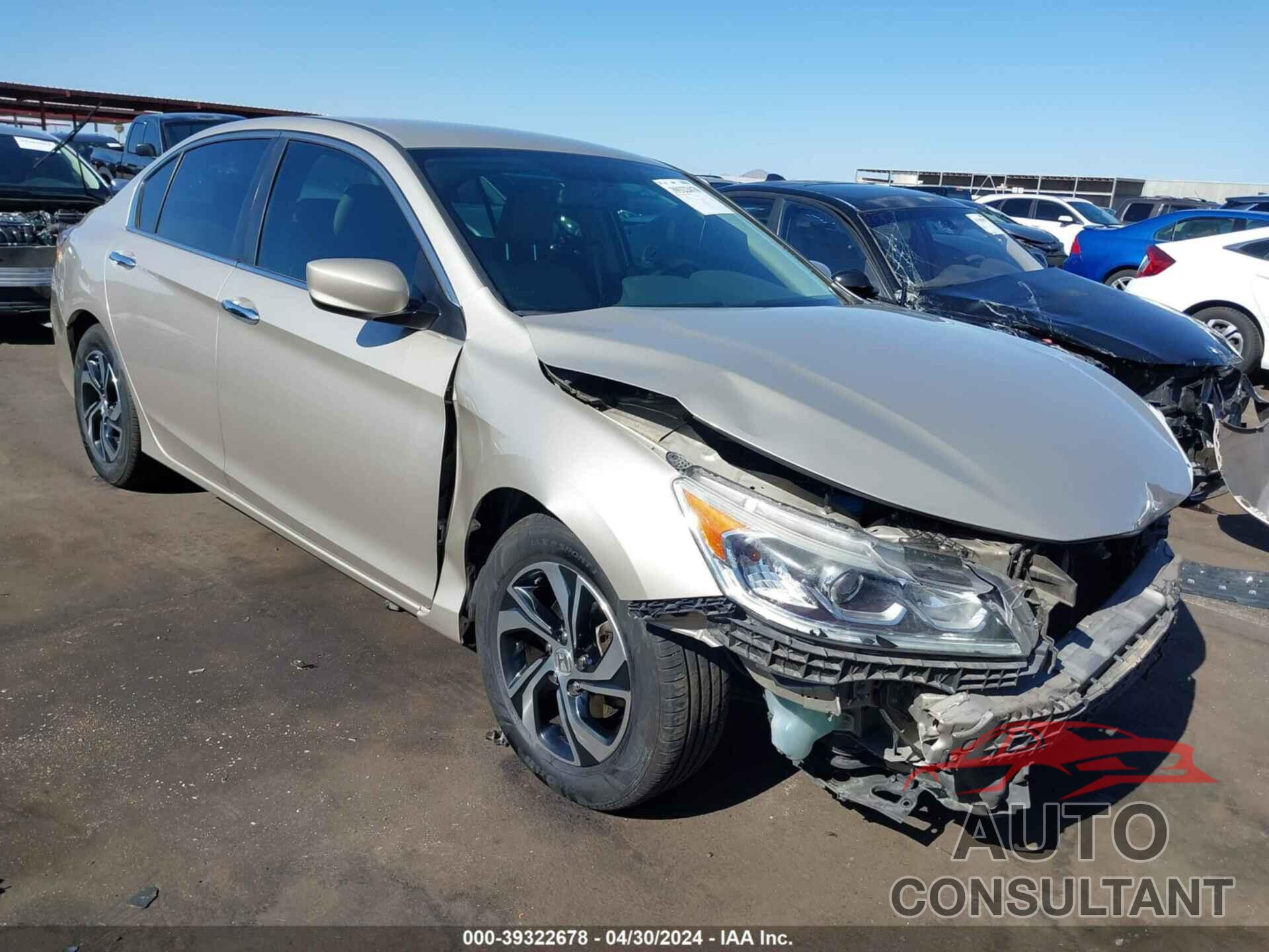HONDA ACCORD 2017 - 1HGCR2F30HA219418