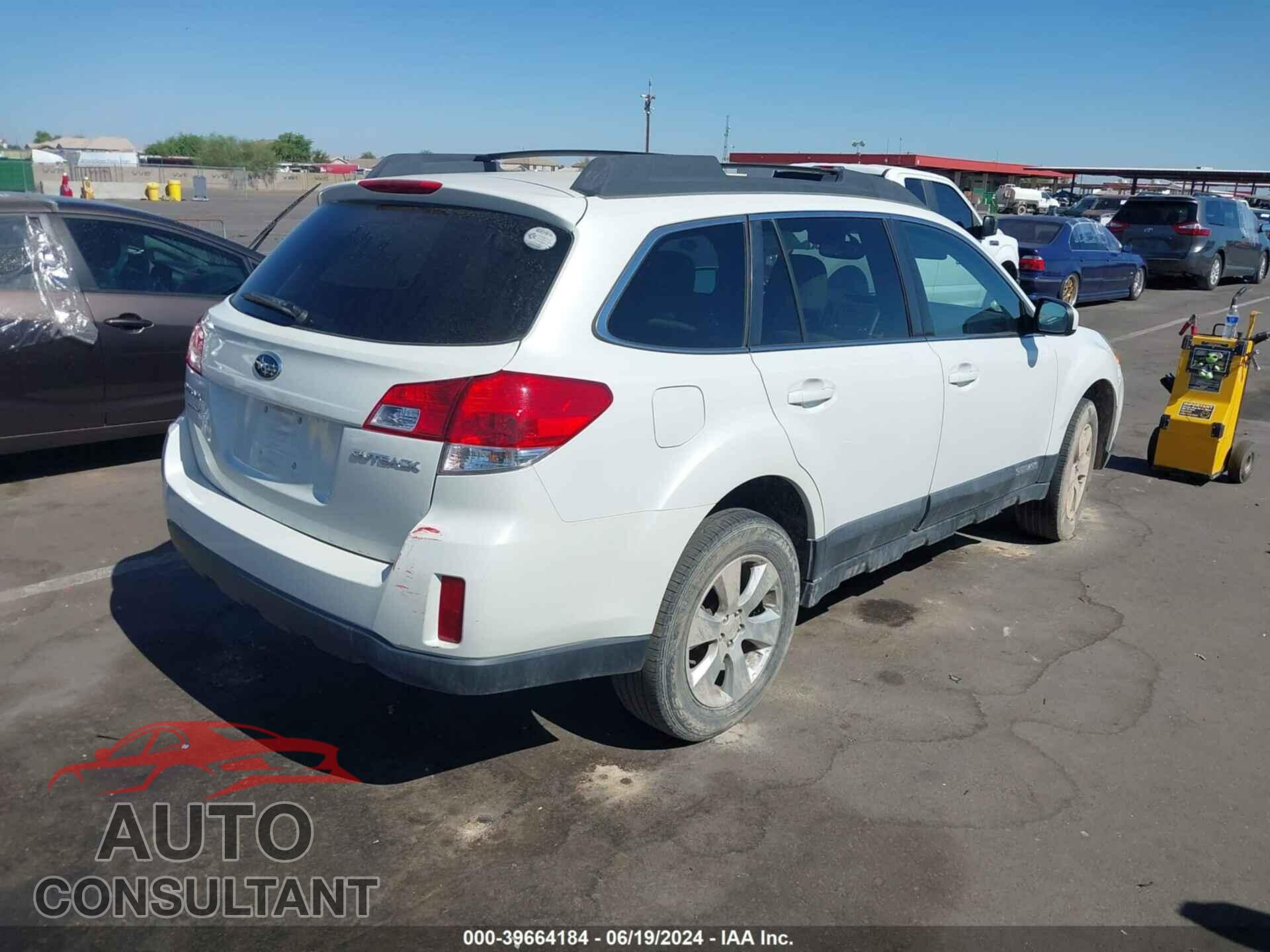 SUBARU OUTBACK 2012 - 4S4BRCCC2C3302975